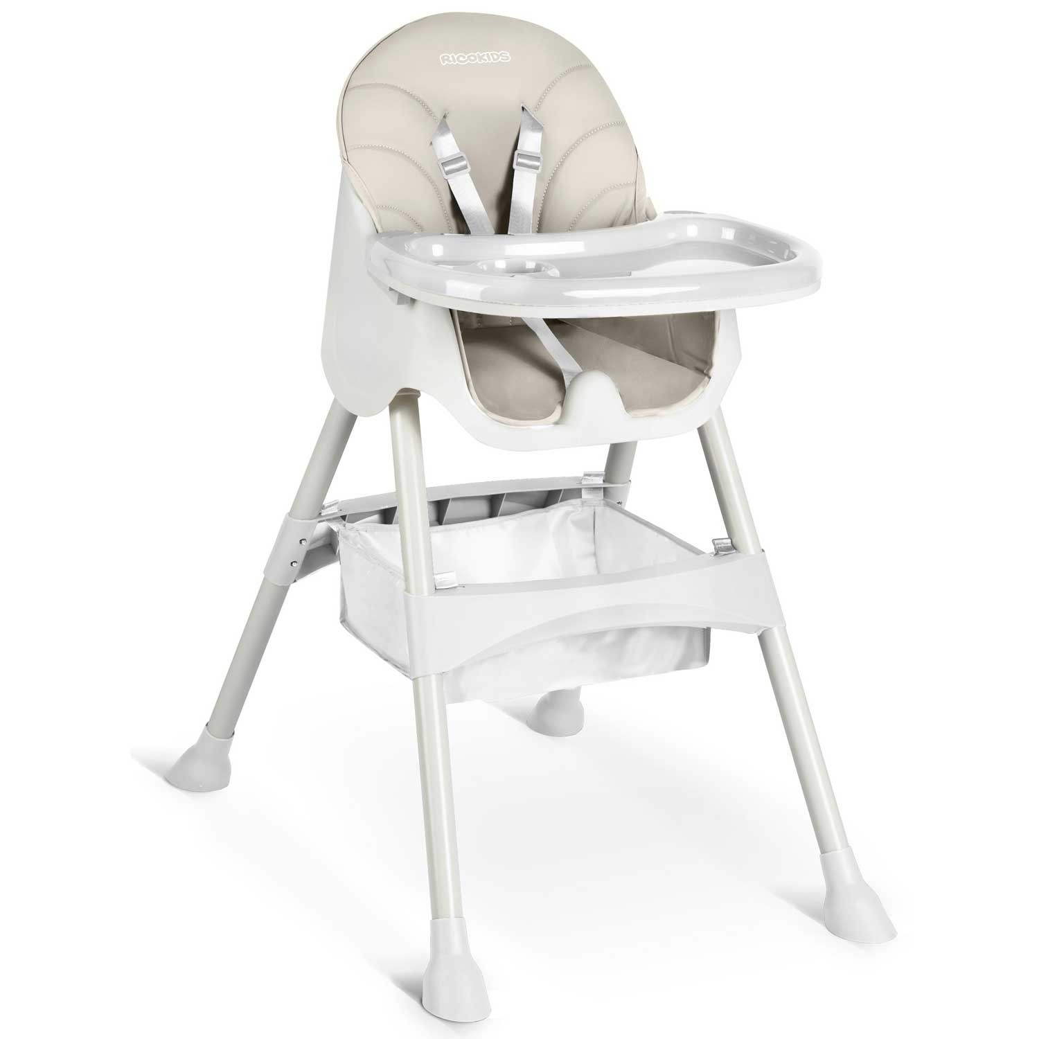 Cadeira infantil com mesa Milo - cinza