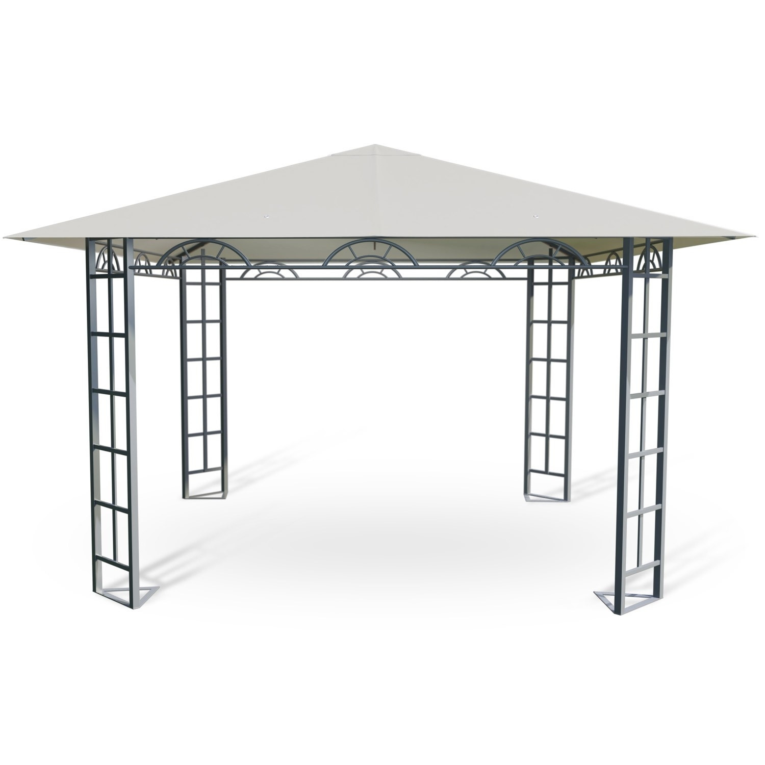 Beiger Gartenpavillon 3x3m - Modell 4934