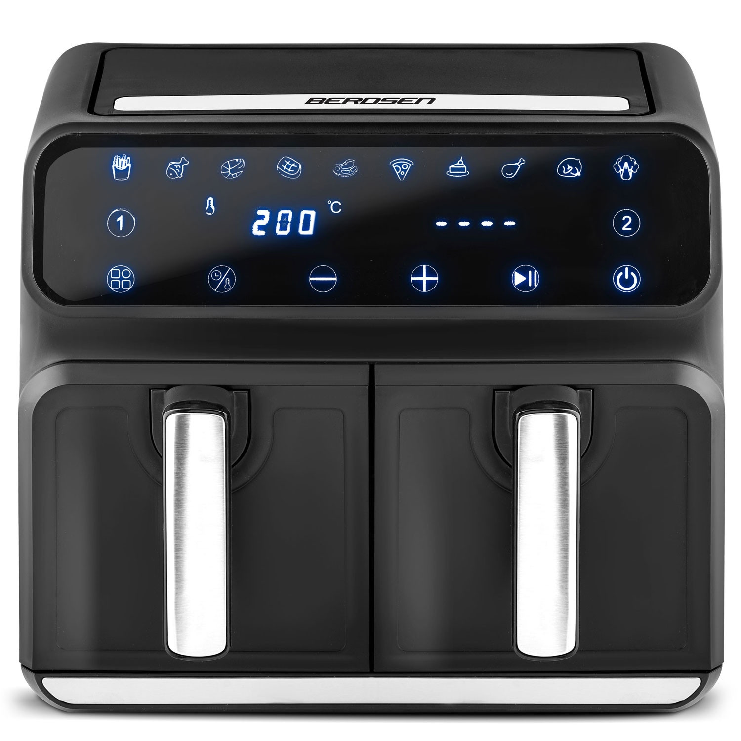 Friggitrice ad aria BD-653 Nero/Argento