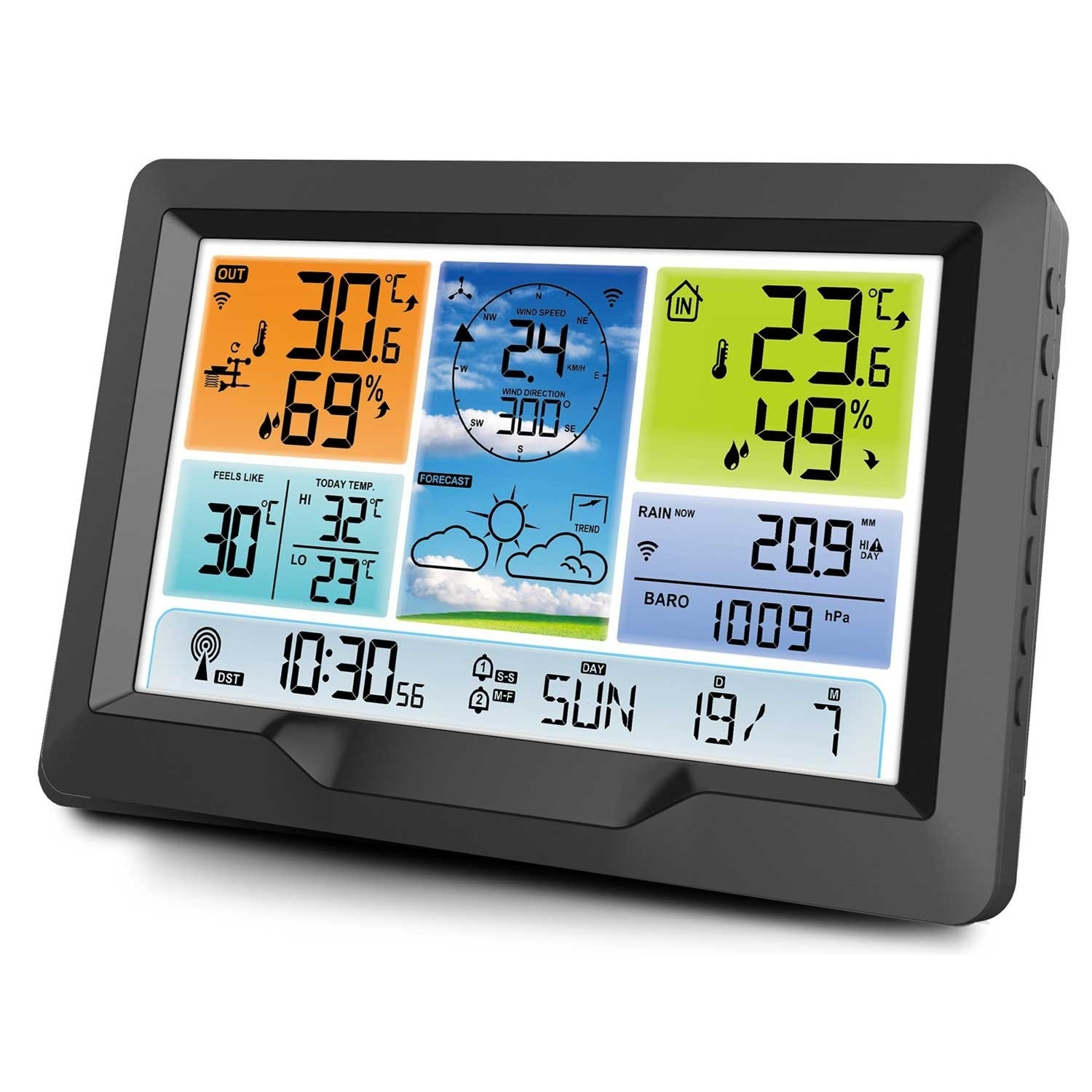 Wetterstation mit Display BD-905 Graphit