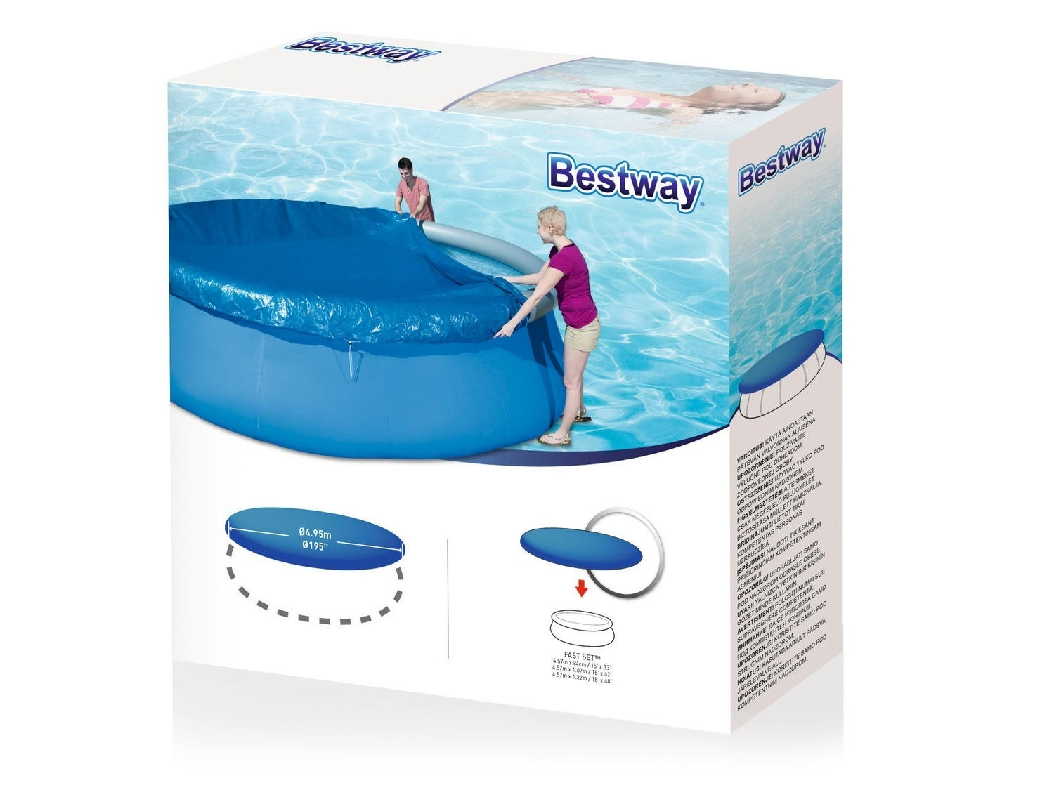 Poolabdeckung 457 cm Bestway 58035