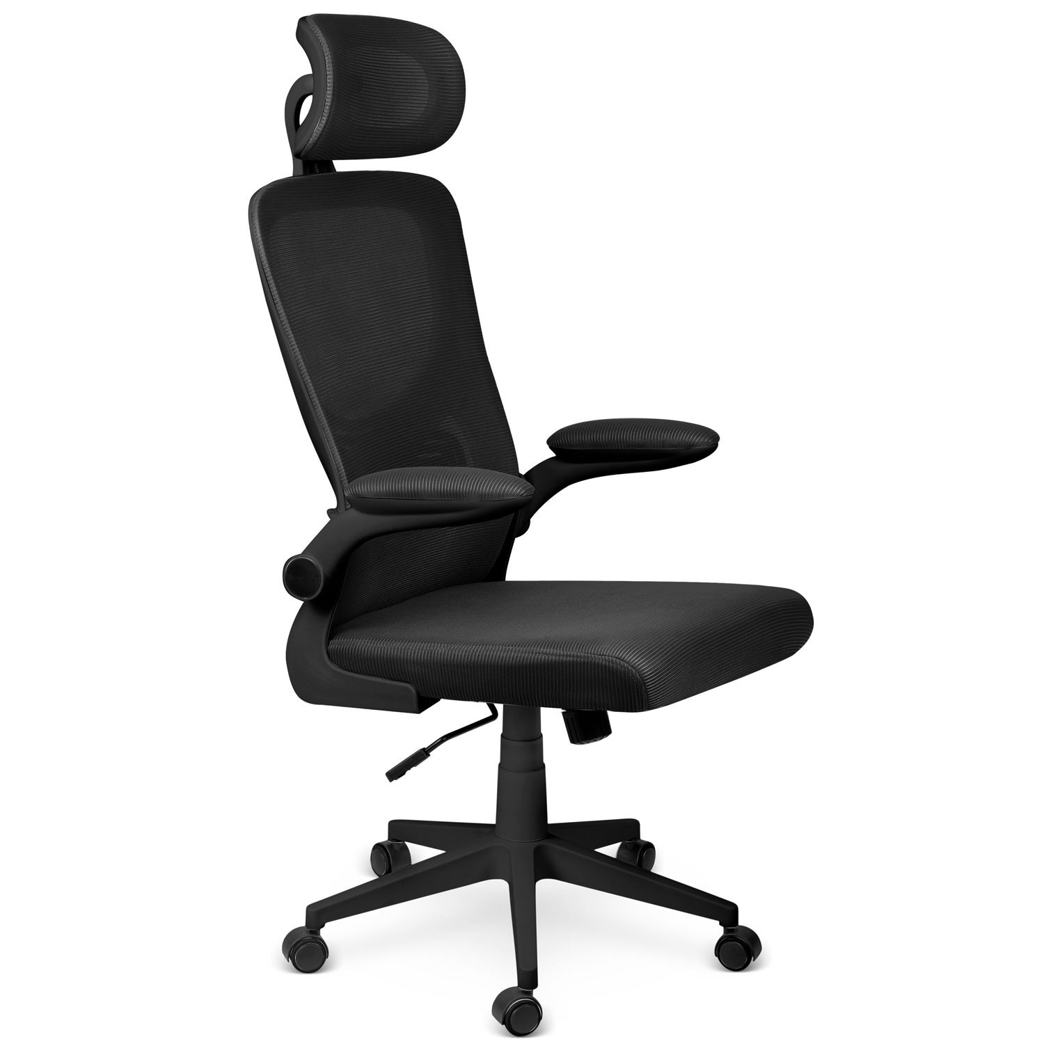 Chaise de bureau Sofotel Brass micromesh, noir