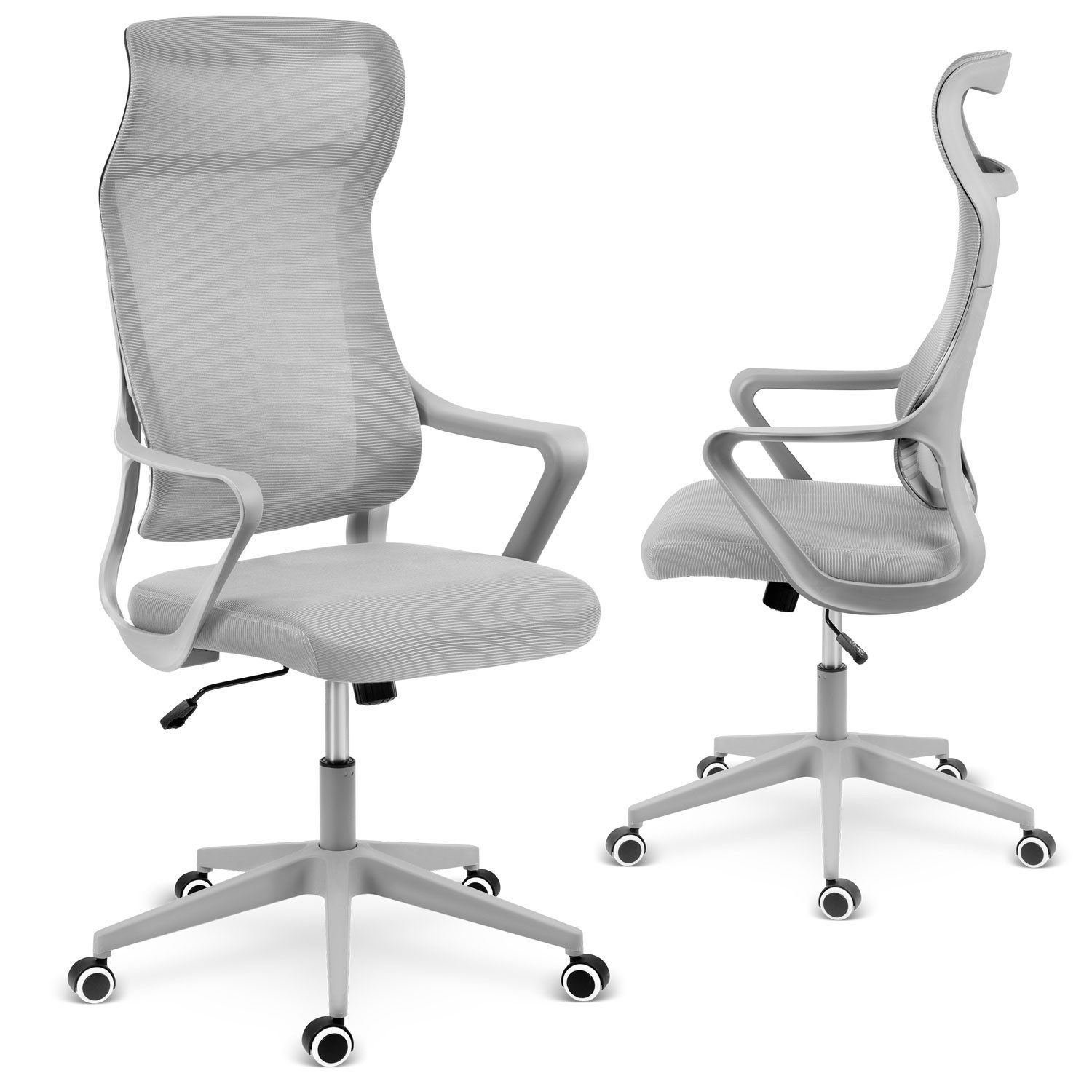 Sofotel Labi Micro-Mesh-Bürostuhl, grau