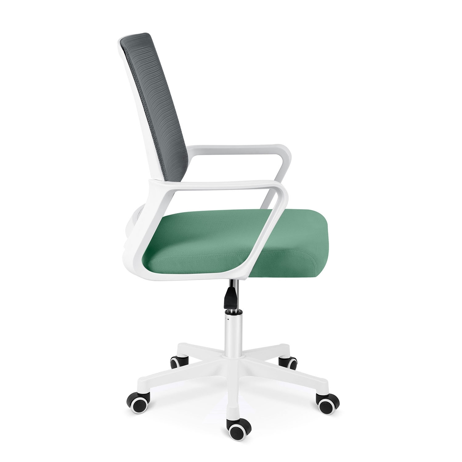 Chaise de bureau en micro-maille Sofotel Corta, gris et vert