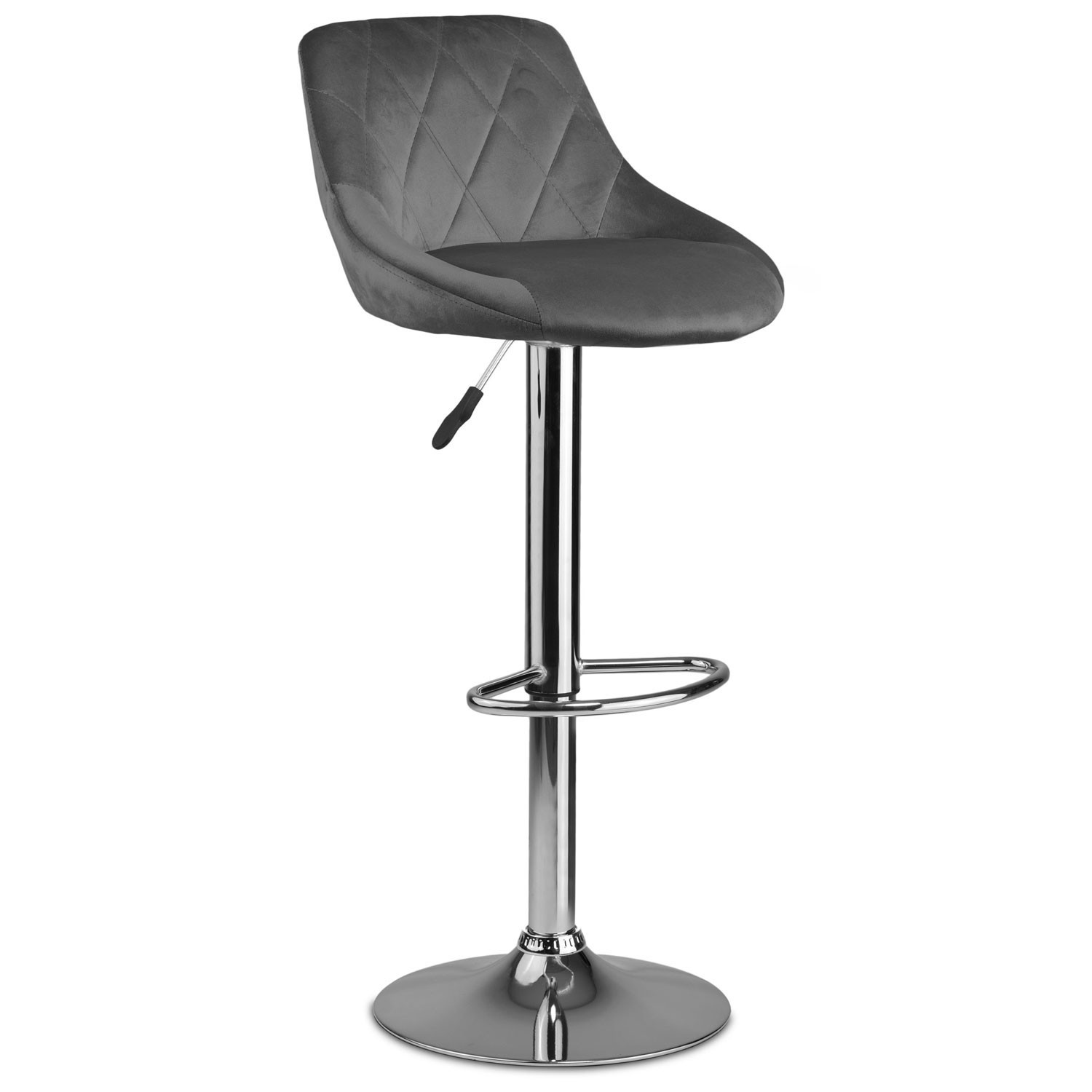 Bar stool with backrest Nerra gray