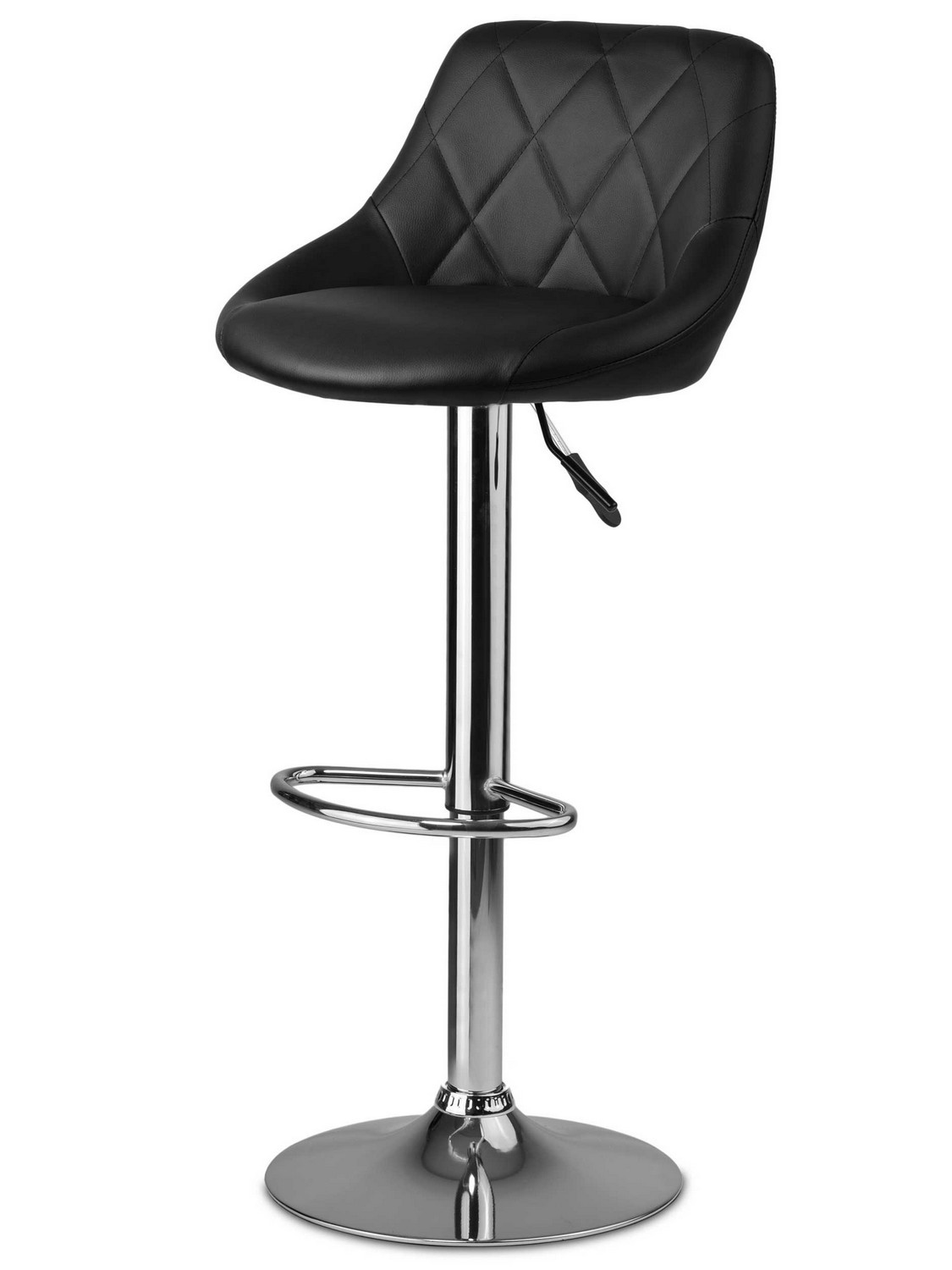 Bar stool with backrest Nerra black