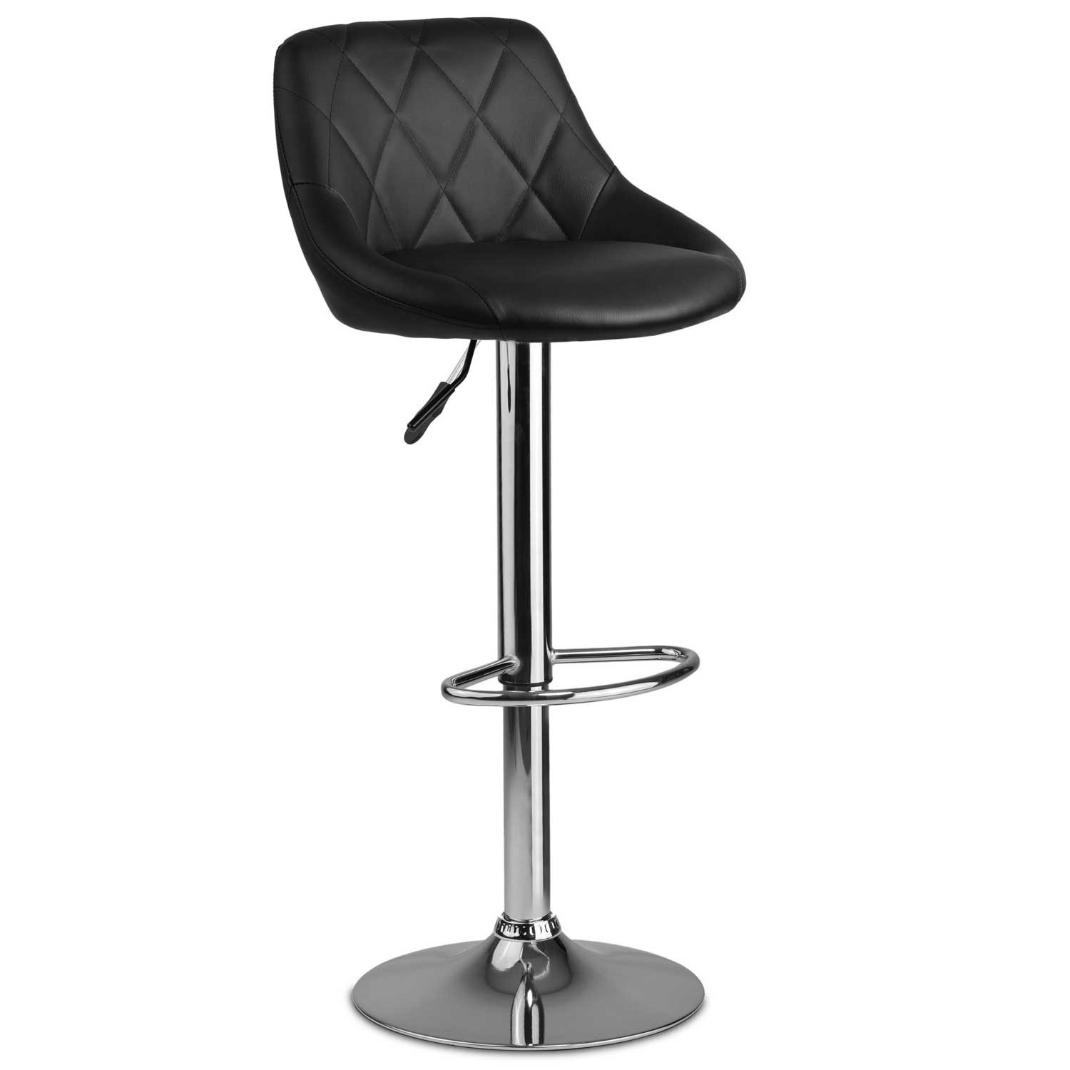 Bar stool with backrest Nerra black