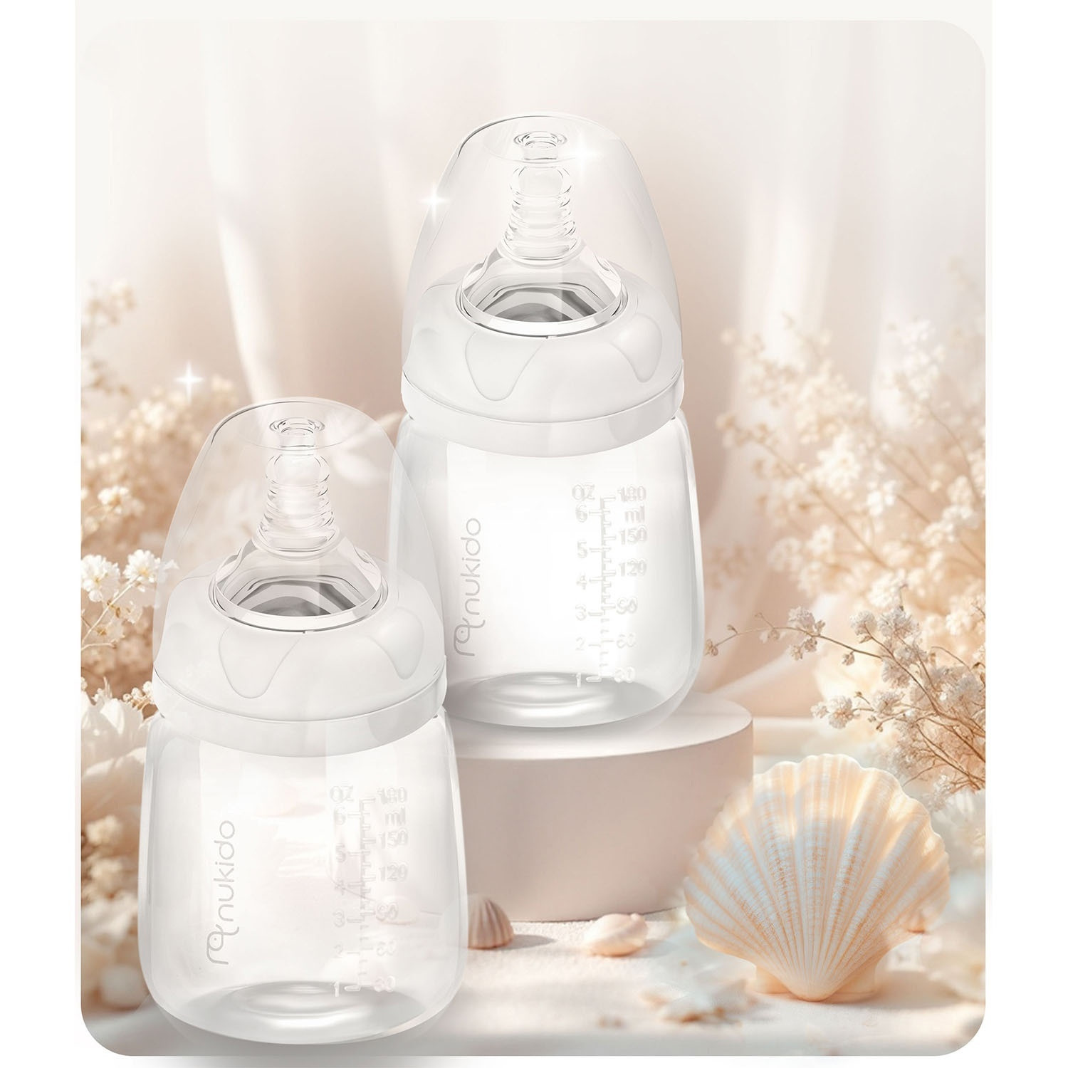 Set PP melkflessen, 2 stuks
