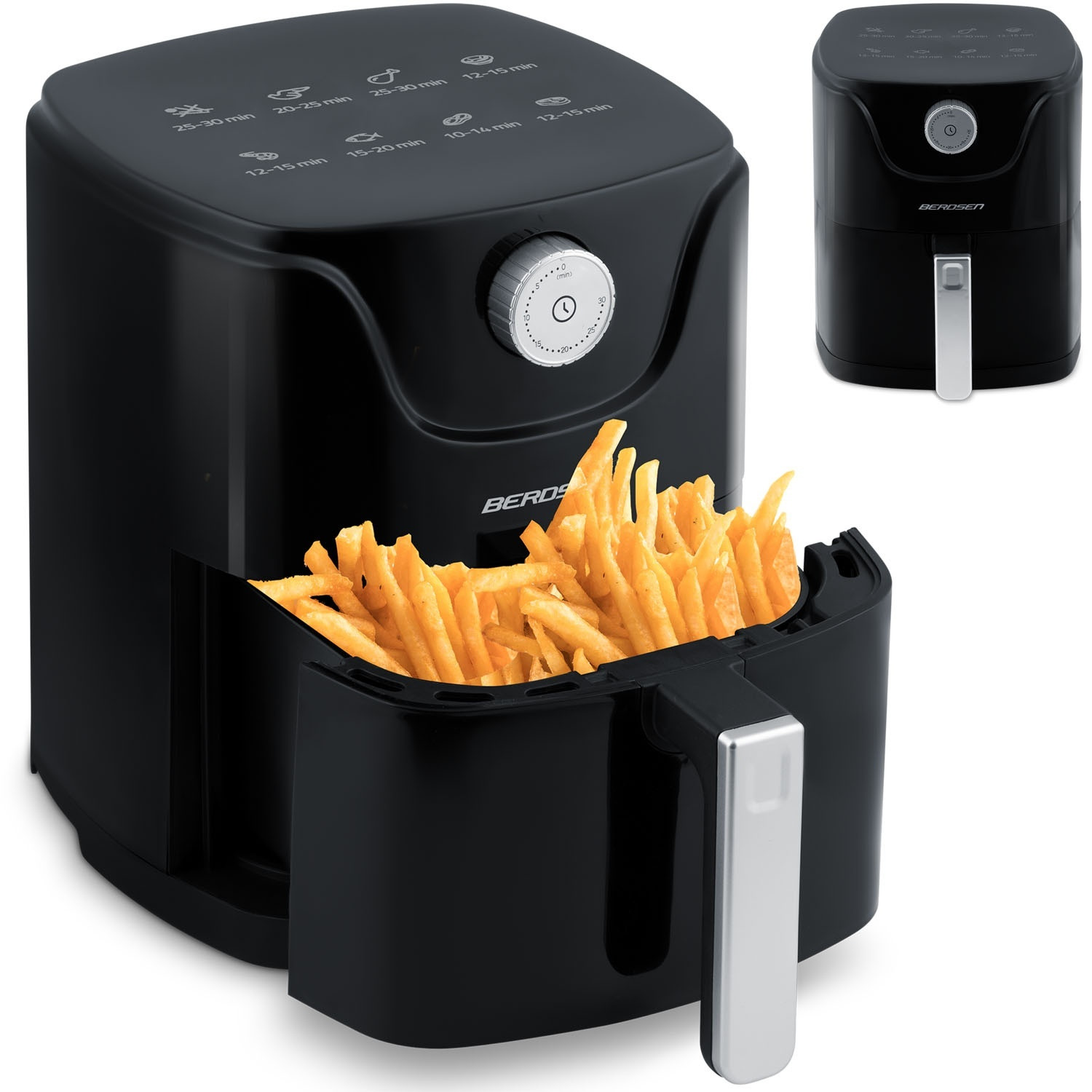 Friggitrice ad aria Berdsen BD-654 nera
