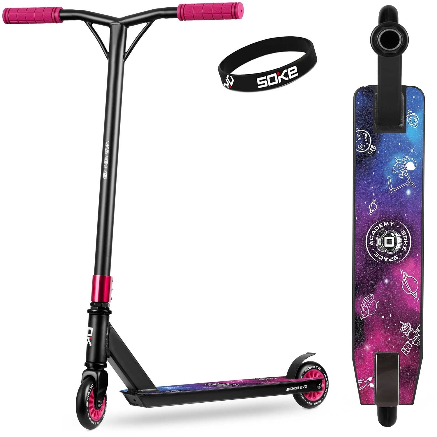 Trickscooter SOKE EVO Rubinrot