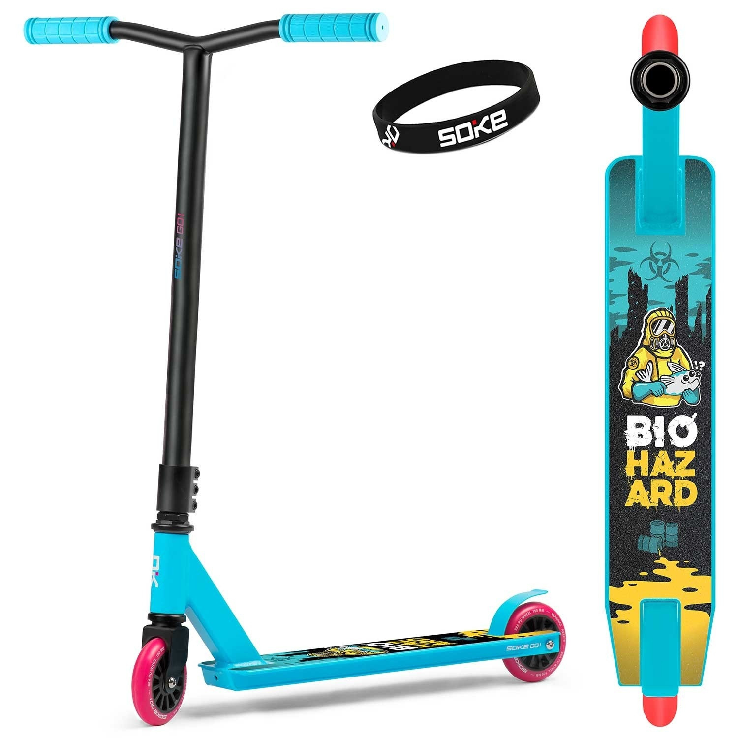 Turquoise stuntstep SOKE GO!