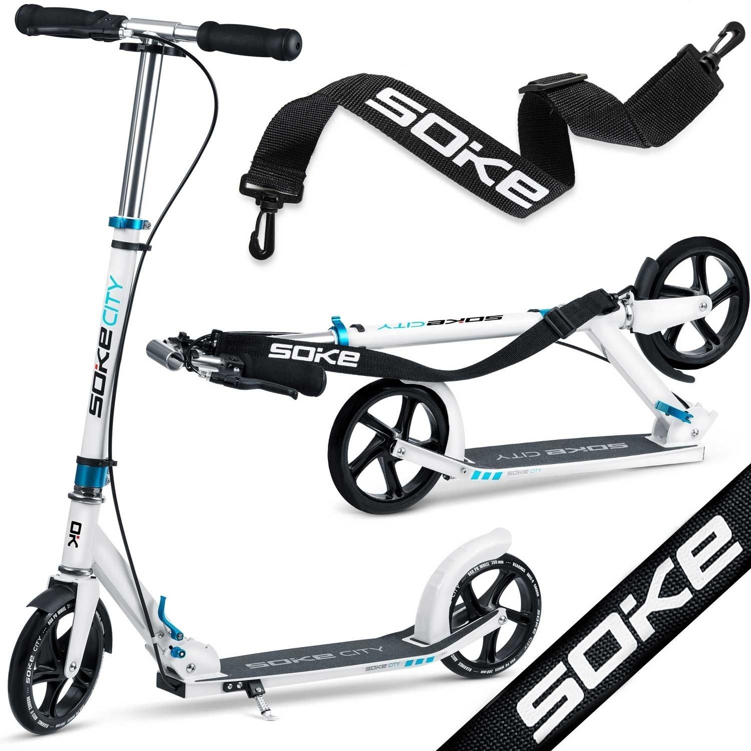 Weißer SOKE CITY roller
