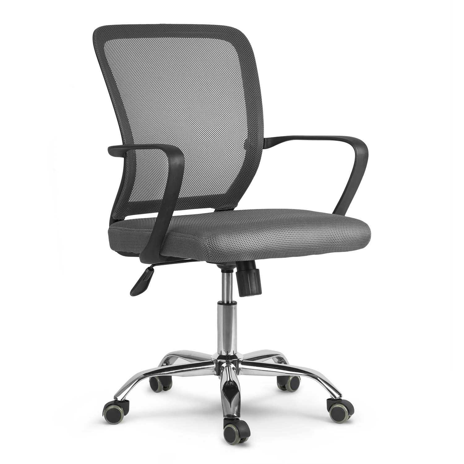Sedia da ufficio ergonomica con microrete, Sofotel Diran, grigio
