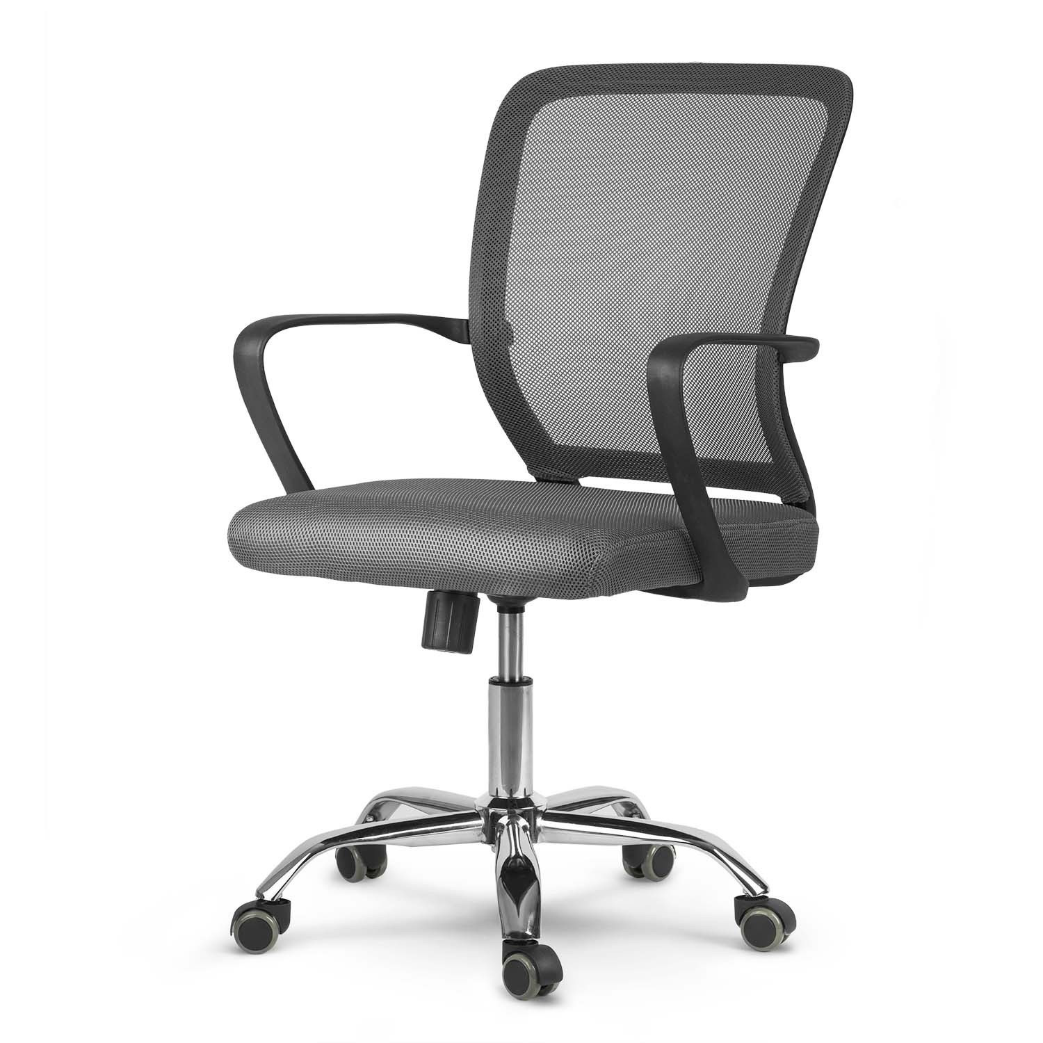 Sedia da ufficio ergonomica con microrete, Sofotel Diran, grigio