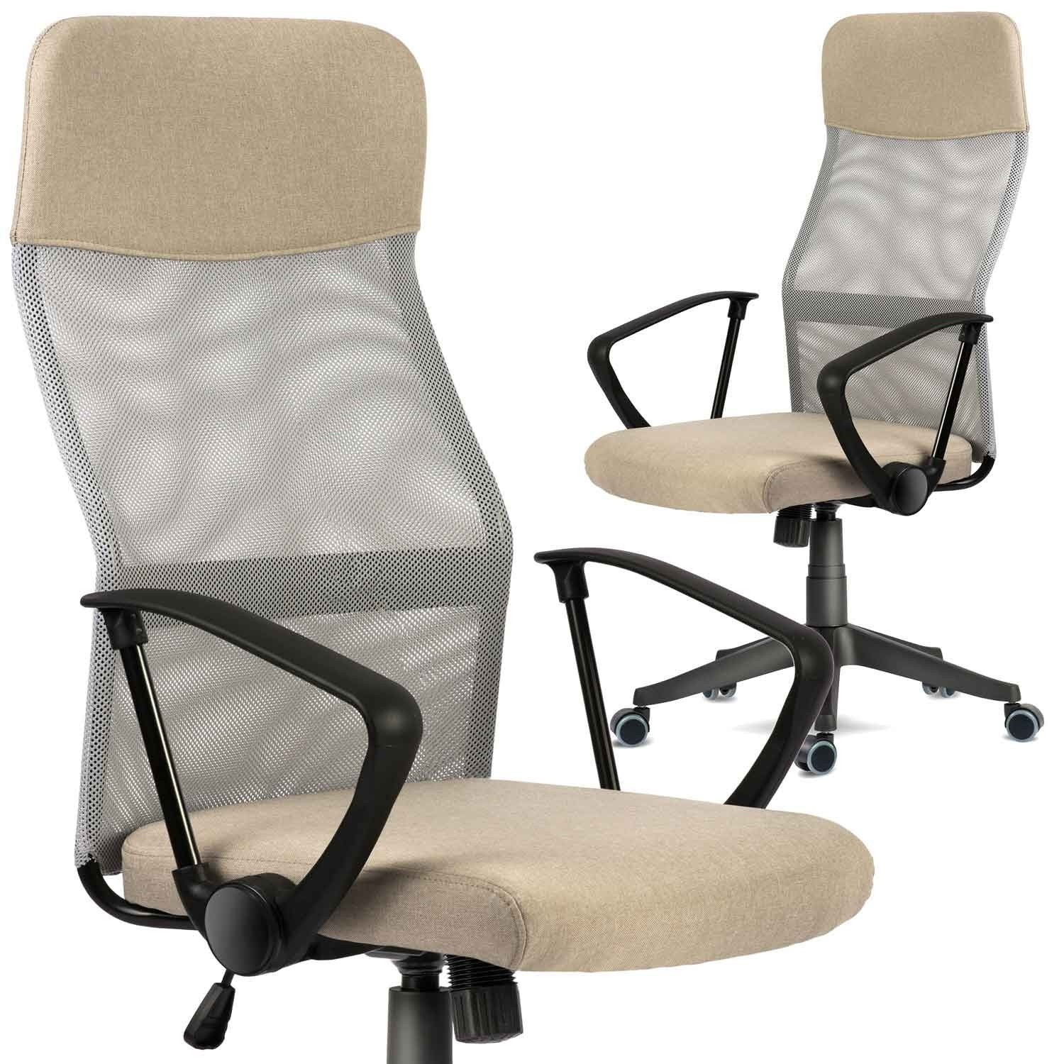 Bureaustoel met micro mesh Sofotel Sydney beige