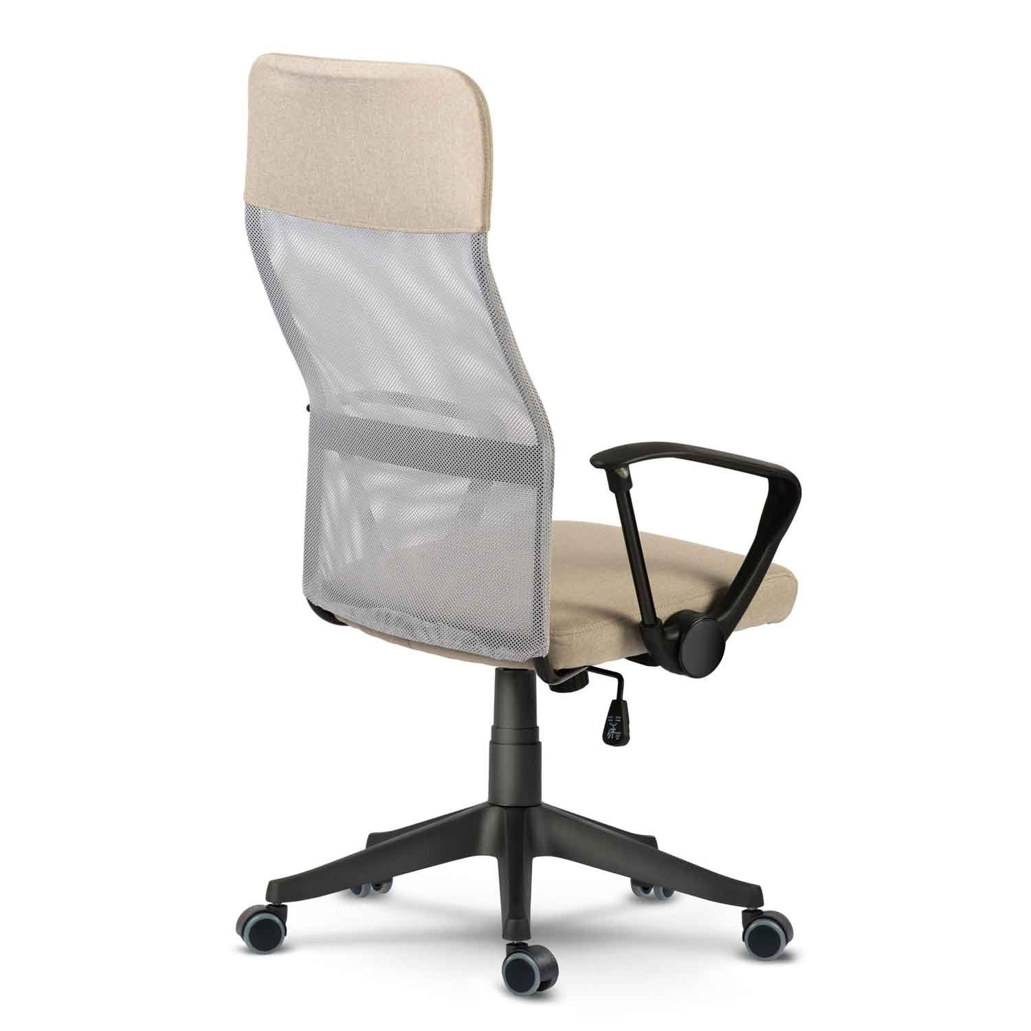 Bureaustoel met micro mesh Sofotel Sydney beige