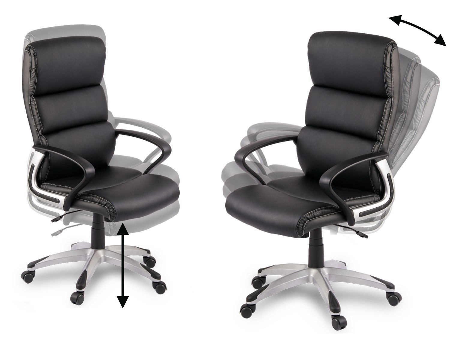 Sedia da ufficio ergonomica Sofotel EG-228 Nera