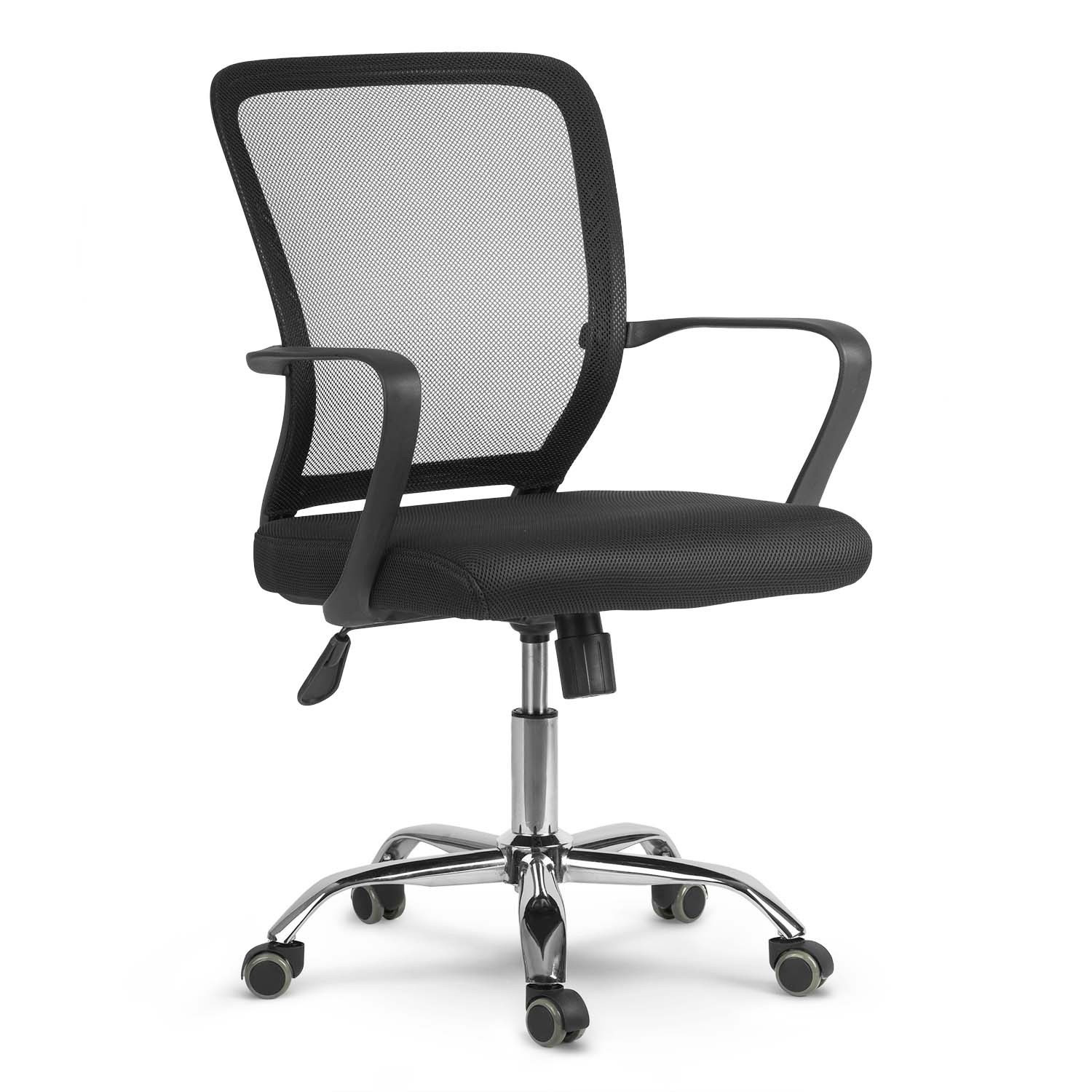 Sedia da ufficio ergonomica con materiale a rete - Sofotel Diran Black
