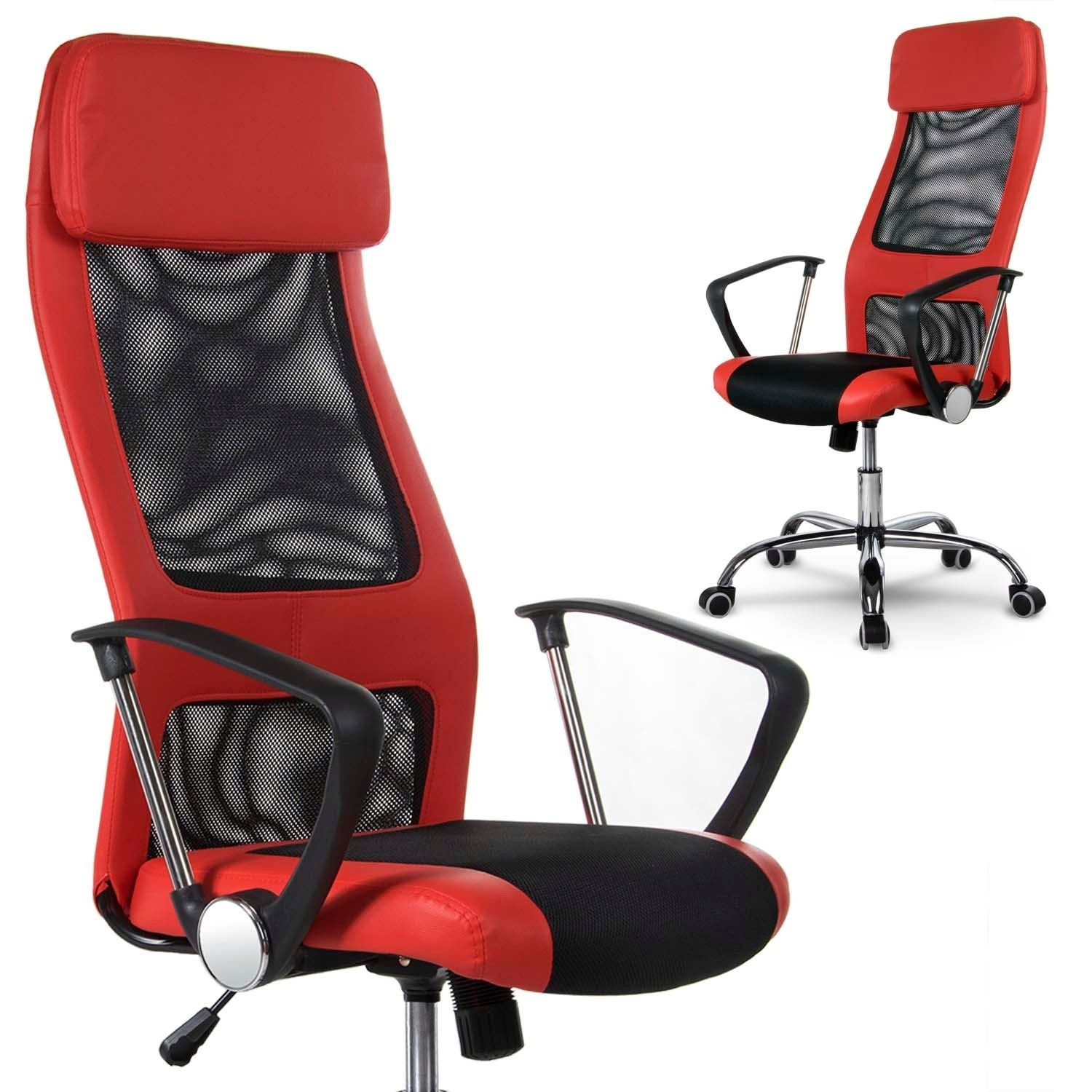 Moderner hoher Bürostuhl Sofotel Rio rot