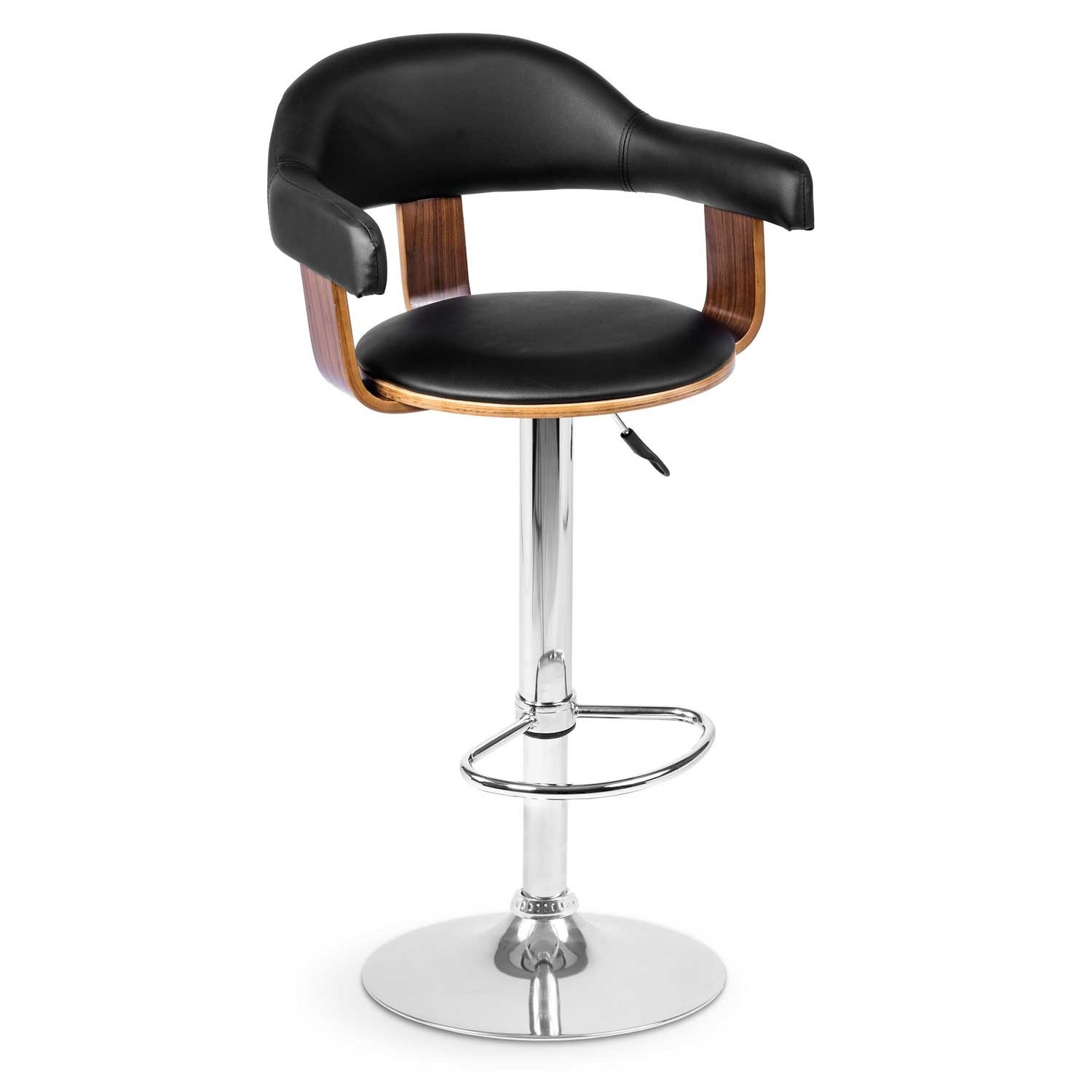 Taburete de bar negro Sofotel Peluro
