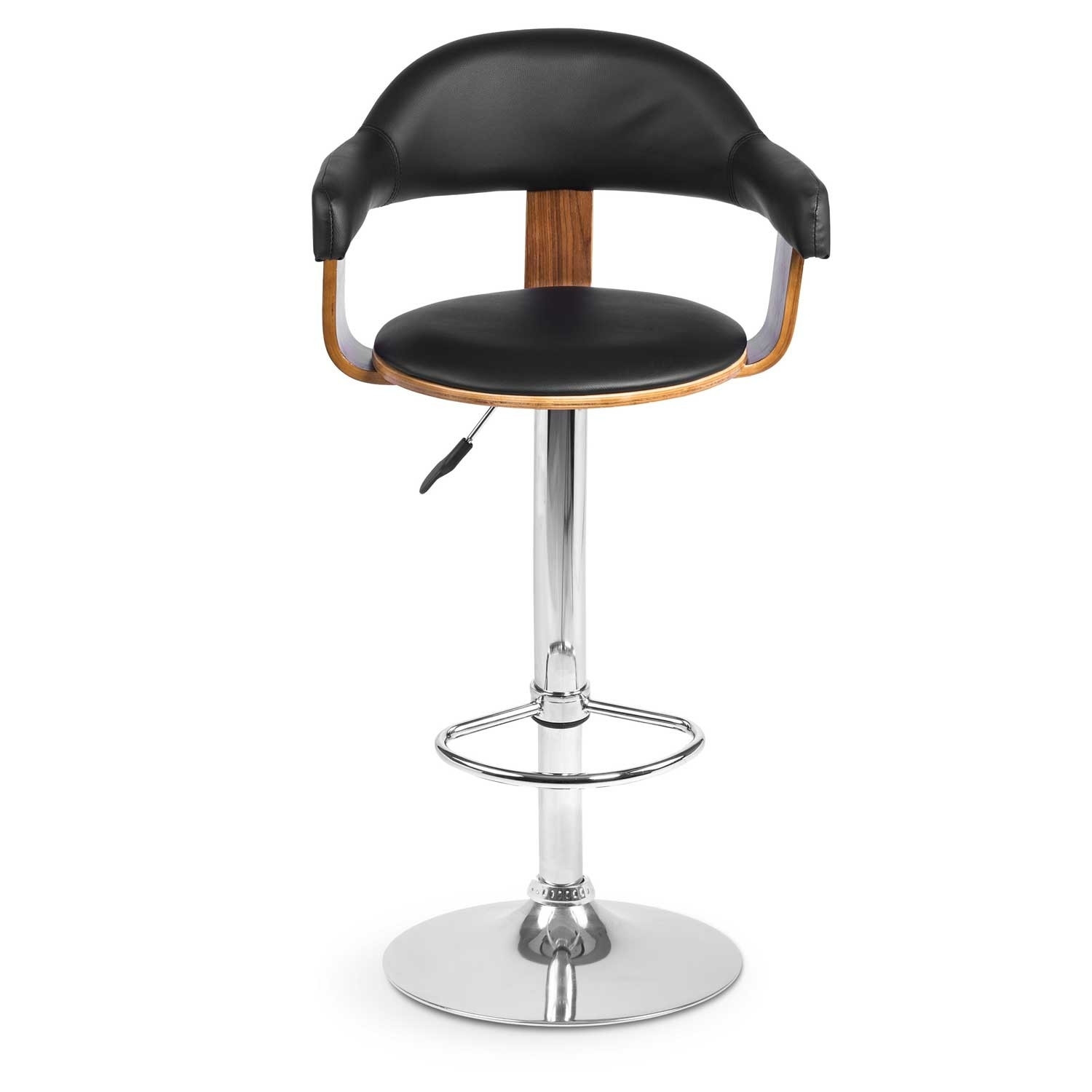 Taburete de bar negro Sofotel Peluro