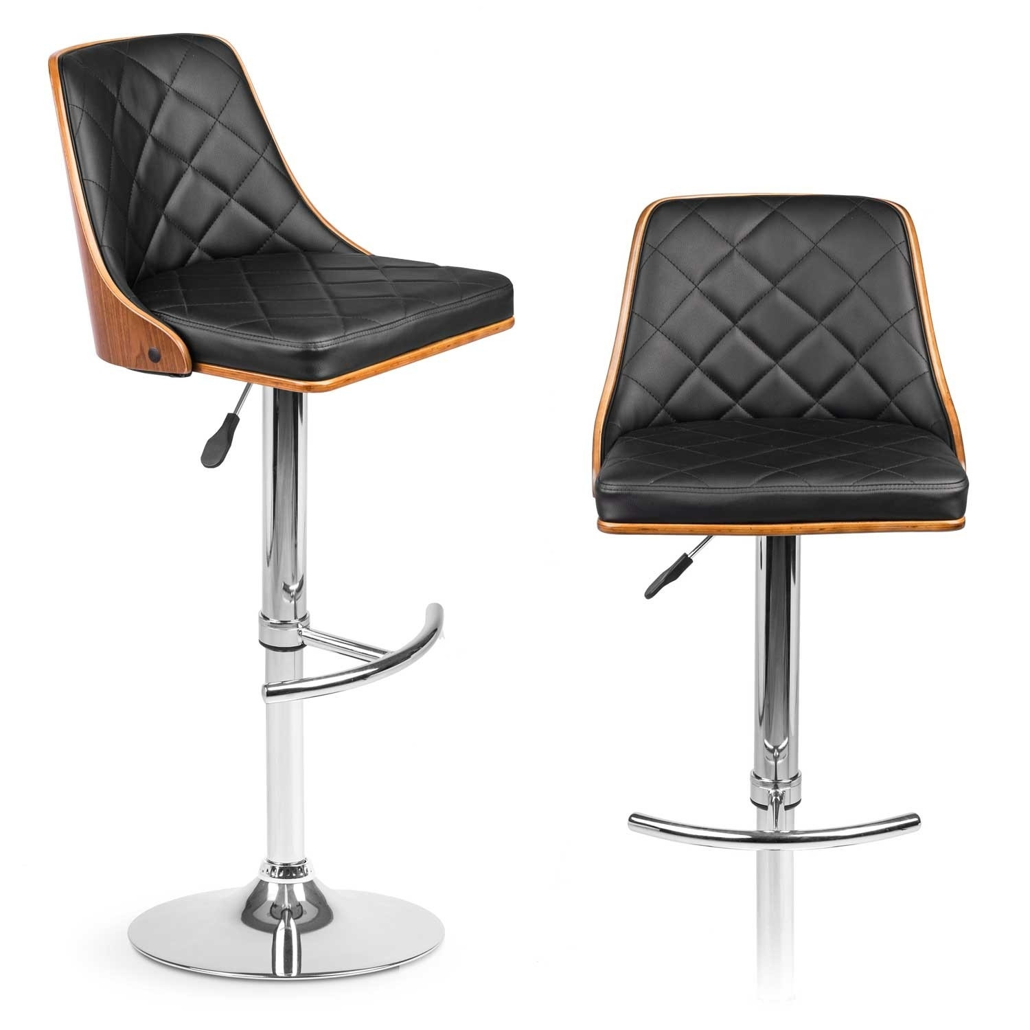 Silla de bar elegante Sofotel Nocca negro