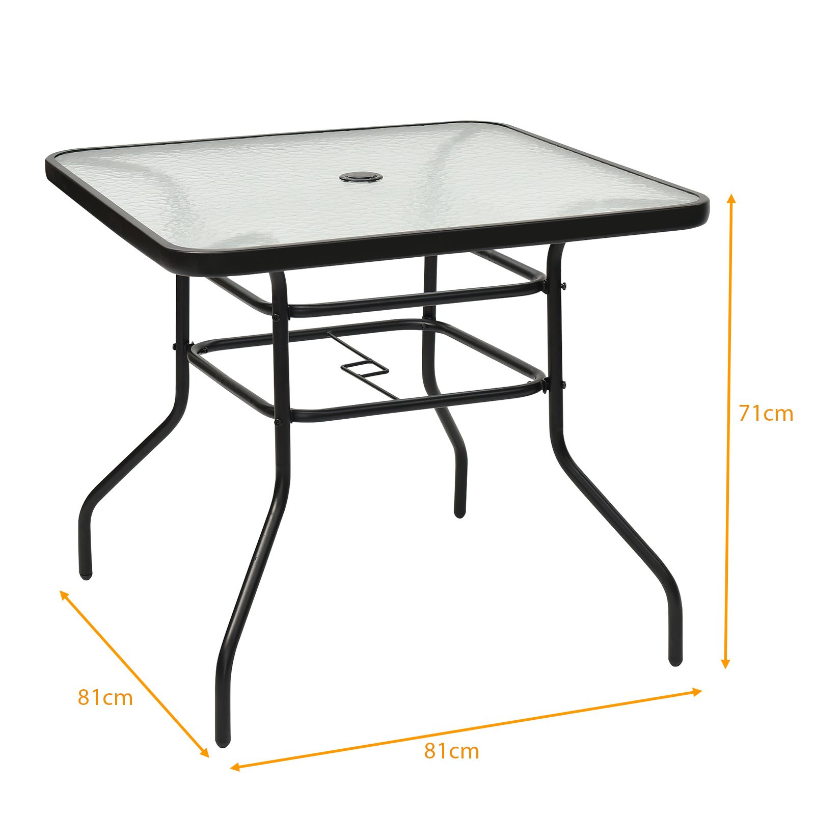 Patio table Rectangular coffee table with table top Bistro table Ga...