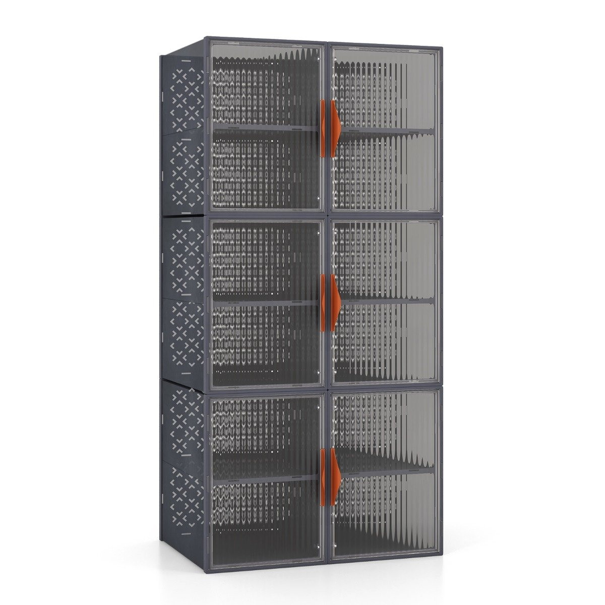12 Plastic Storage Containers with Lids Stackable & Transparent PP ...