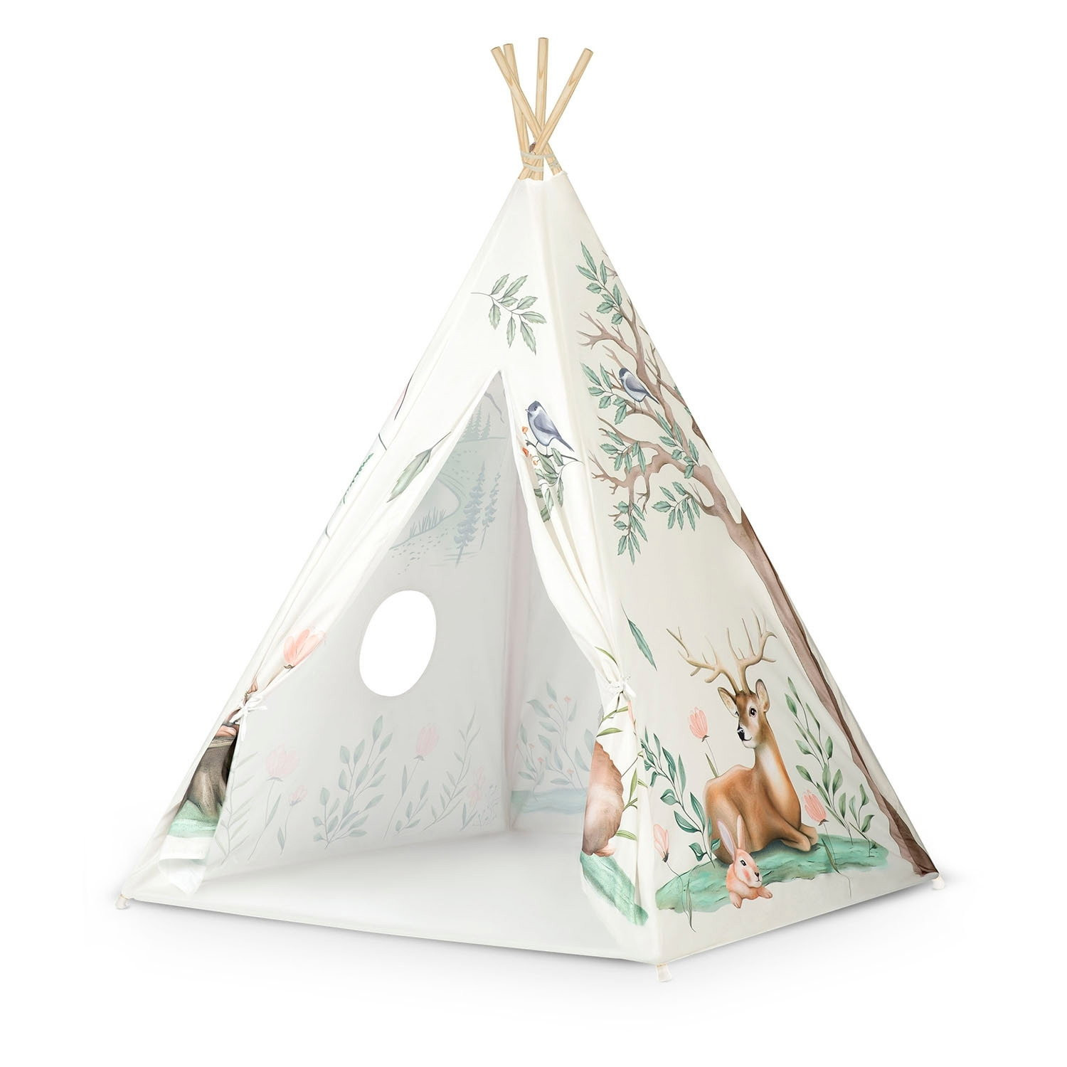 Kinder-Tipi-Zelt Nukido – Beige