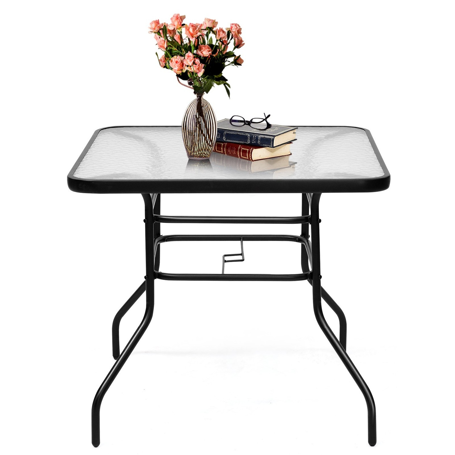 Patio table Rectangular coffee table with table top Bistro table Ga...