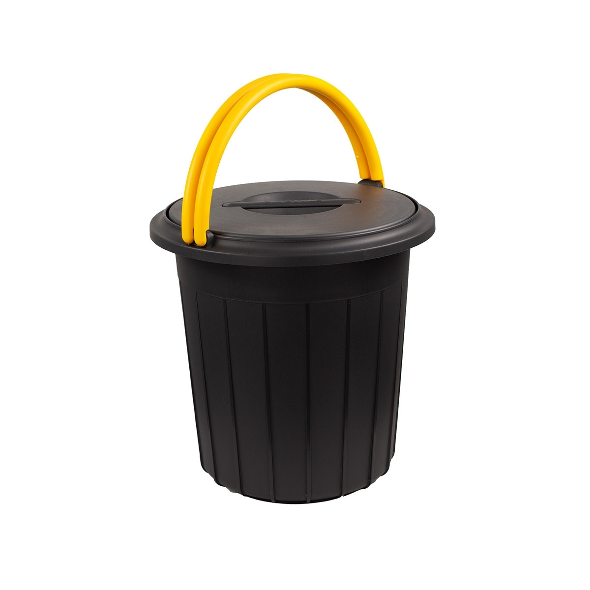 Eco Solution - Abfallbehälter mit Deckel 16L - Gelb