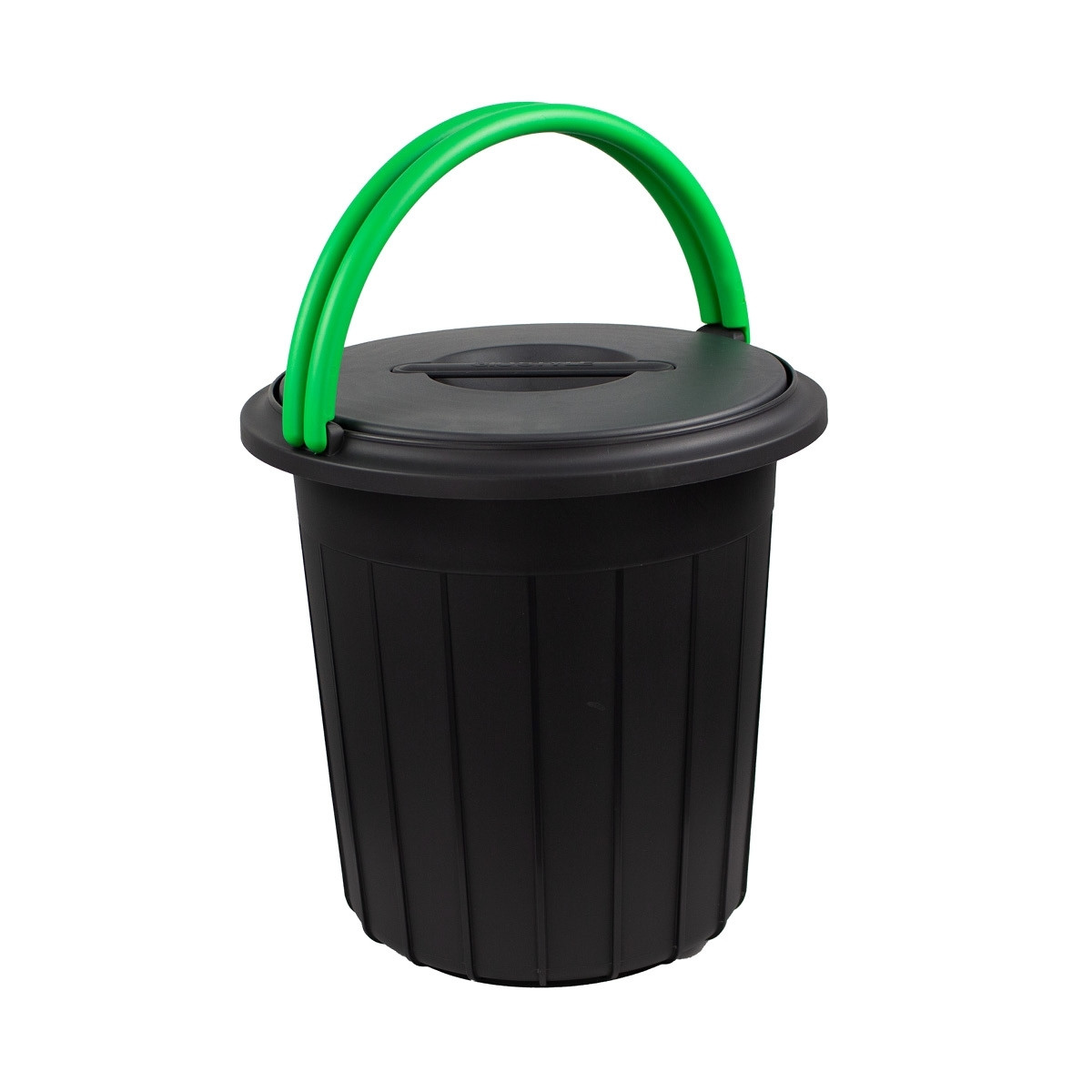 Eco Solution - Afvalemmer met Deksel 25L - Vert