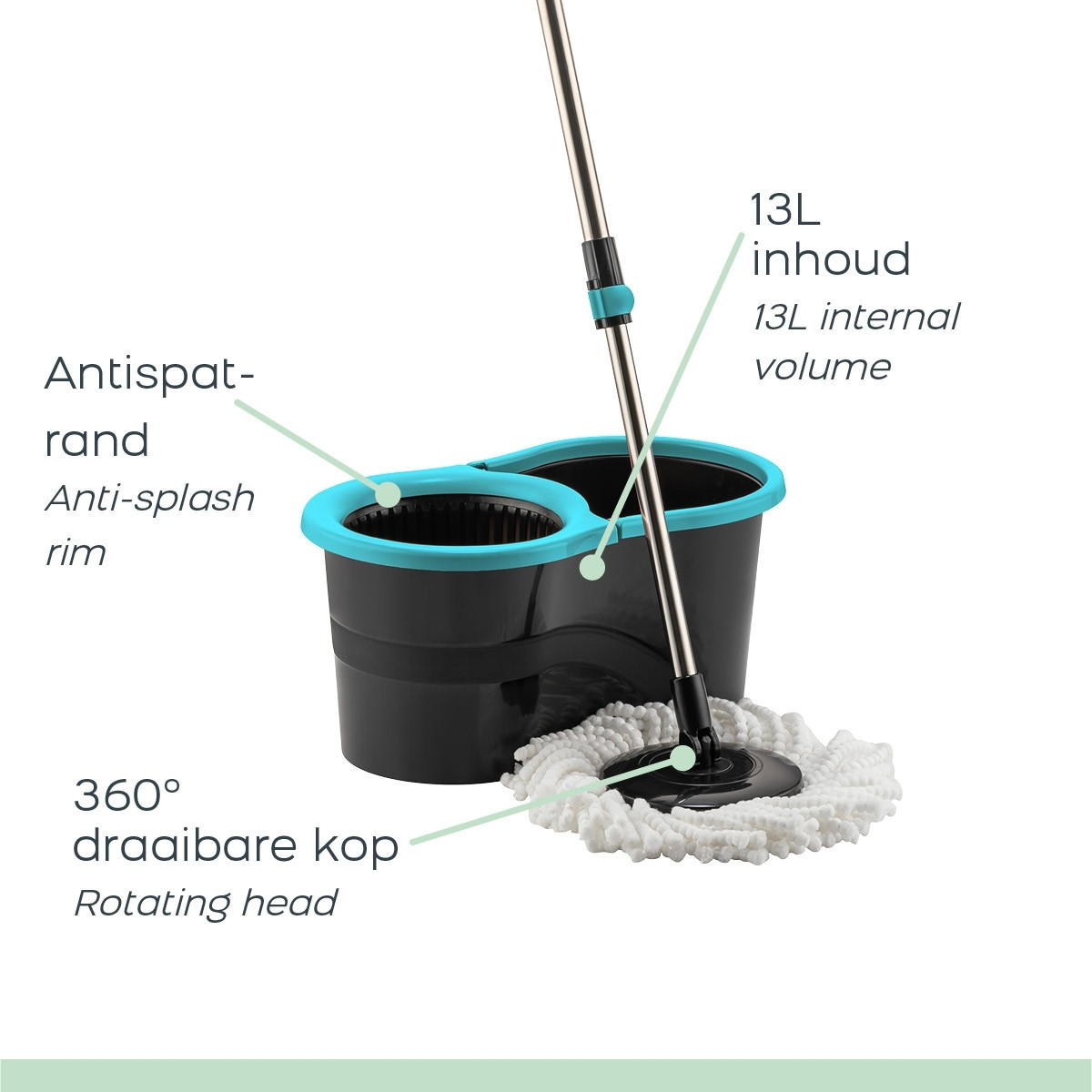 Orange Donkey - Spin Mop - Mopping systém