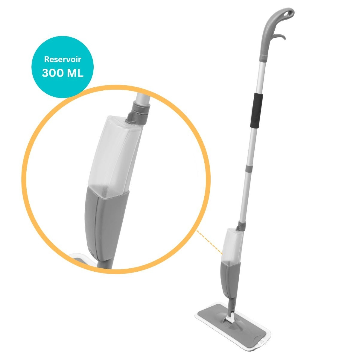 FIVE Spray Mop Grau