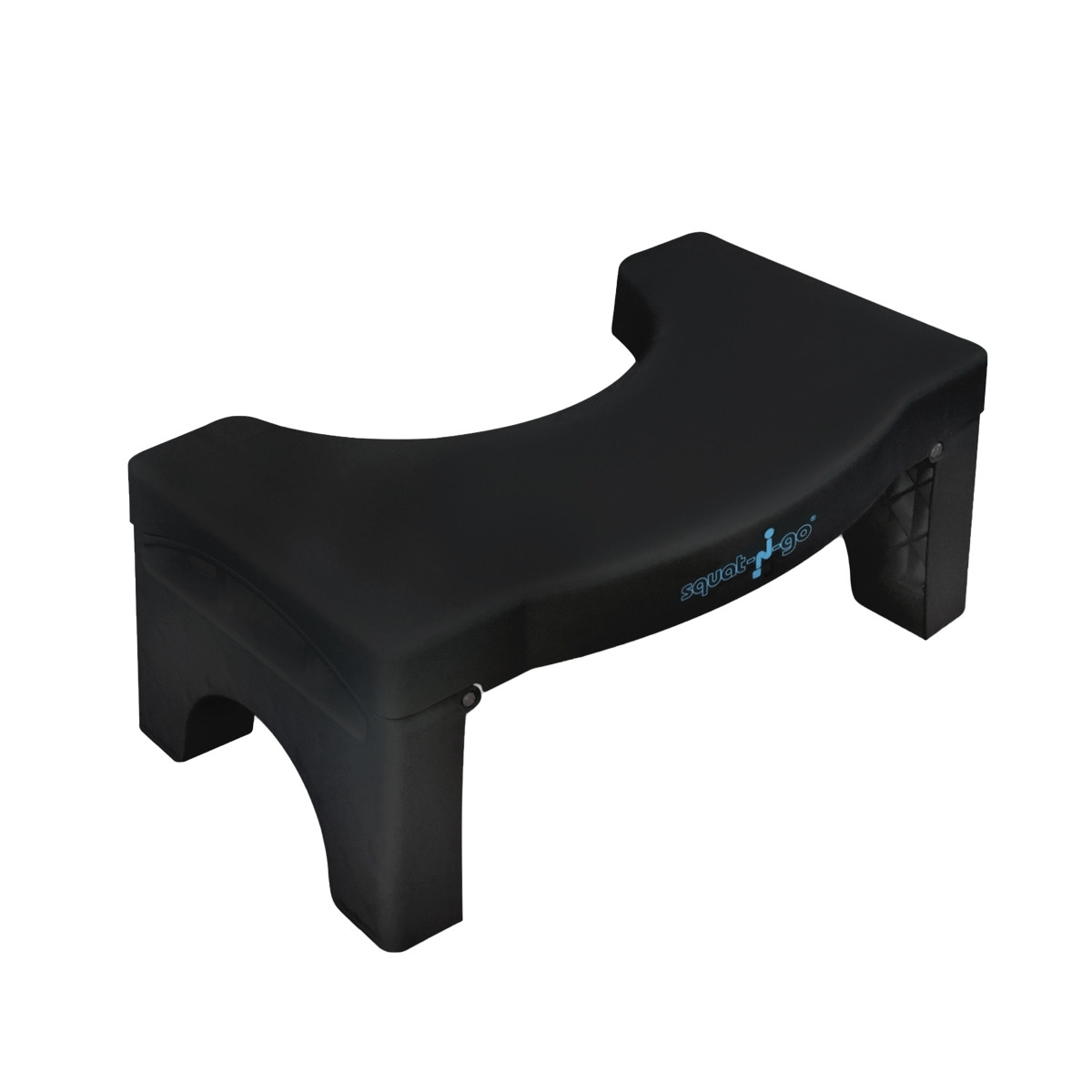 Squat-n-Go - Sgabello da WC - Nero