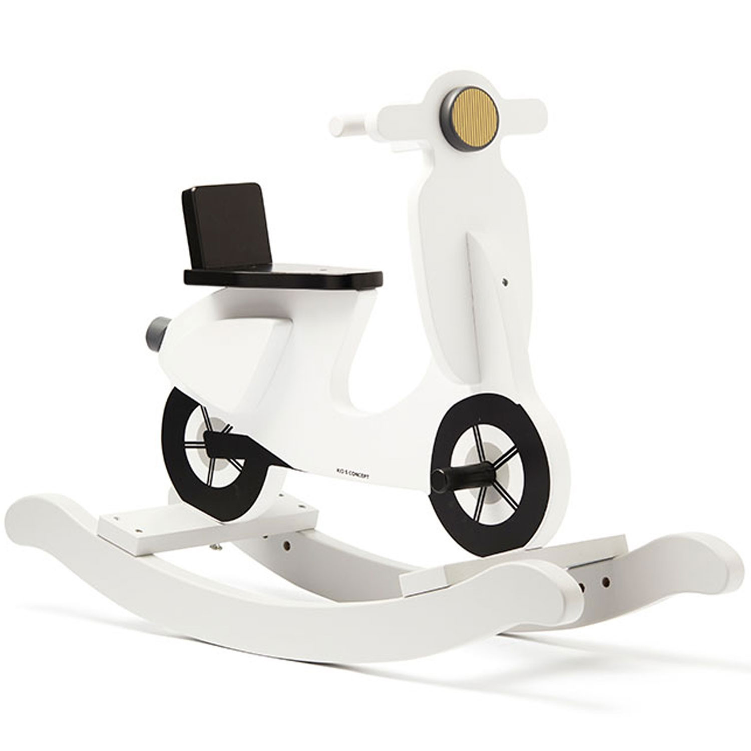 Schommelscooter wit