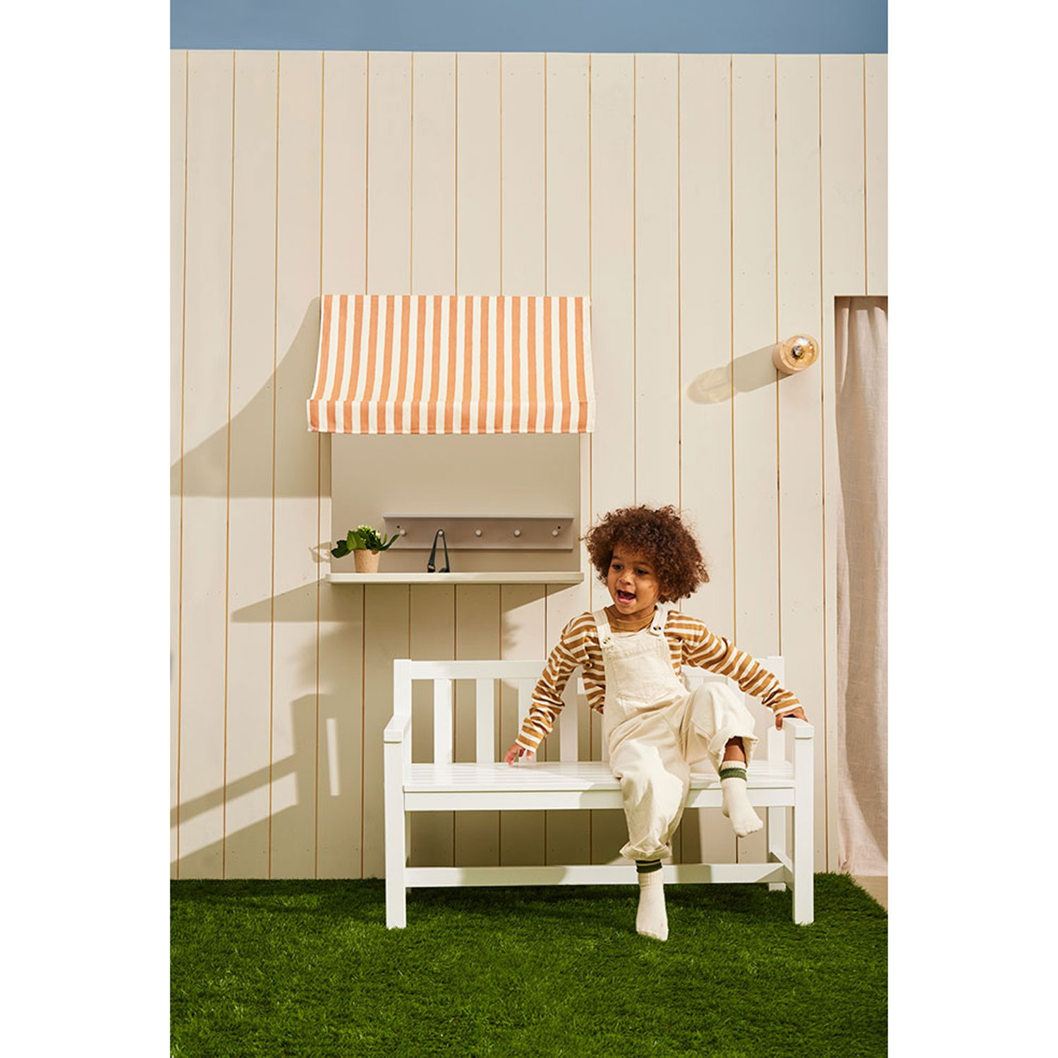 Muebles de jardín blancos