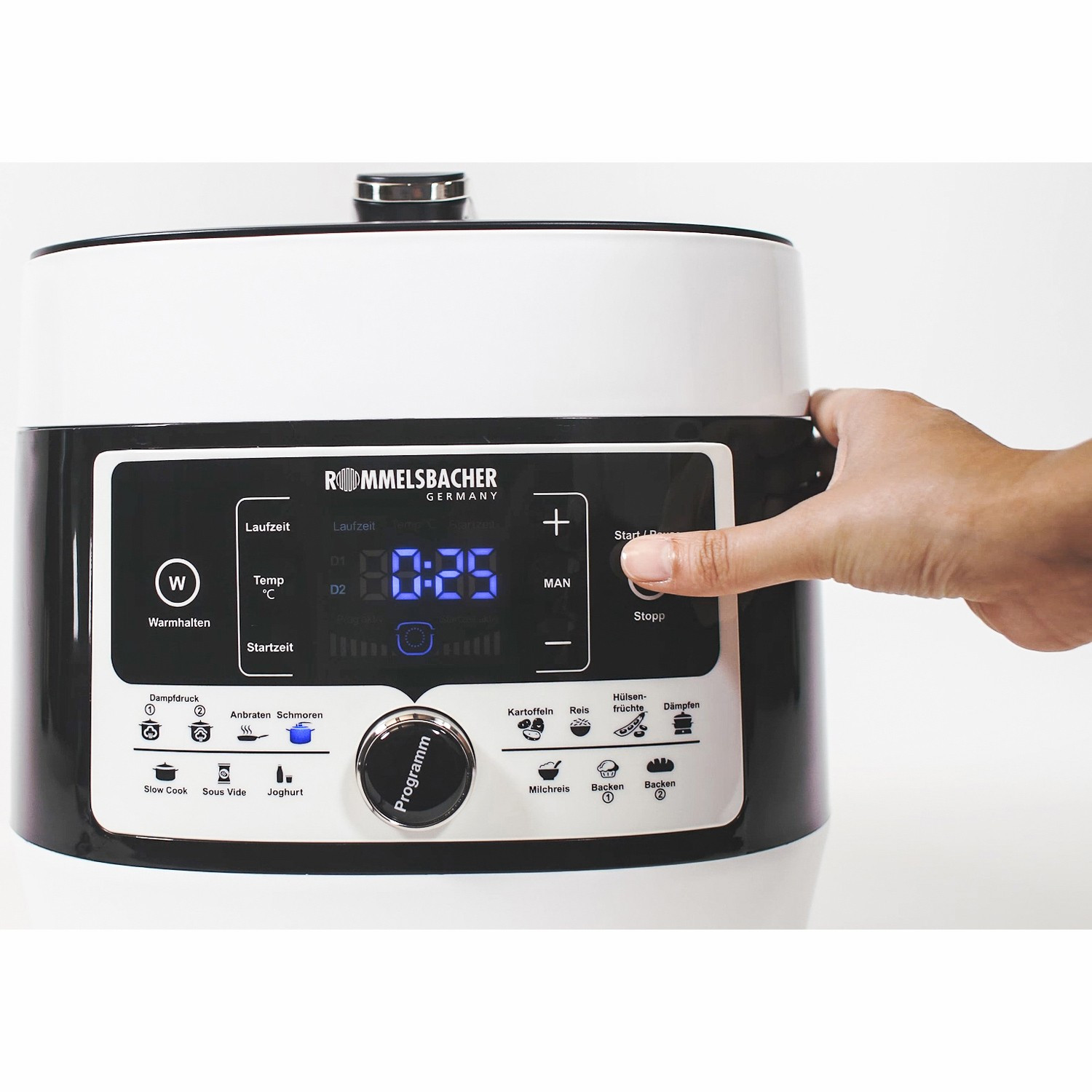 Multicooker/pentola a pressione MD 1000 14 programmi 1000W