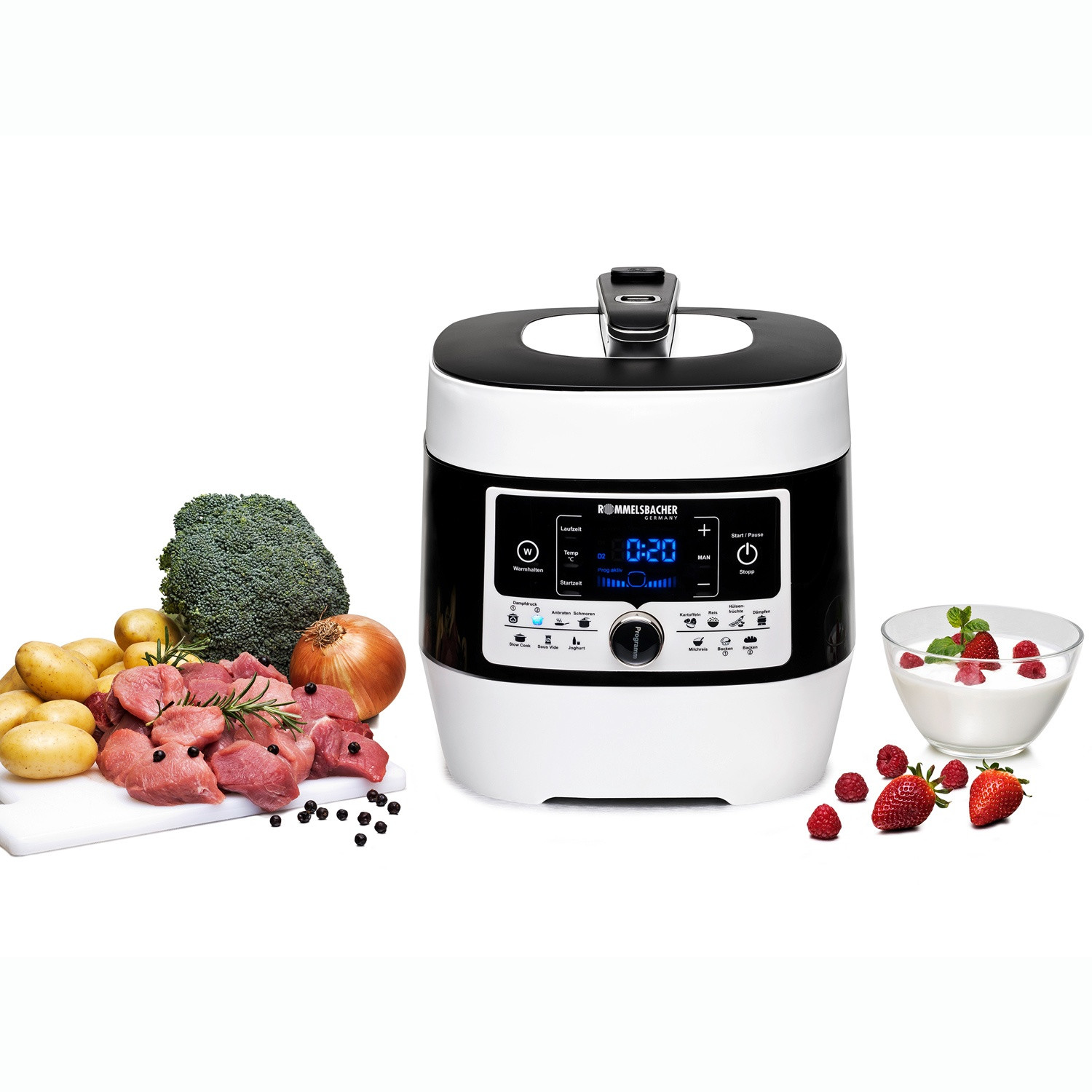 Multicooker/pentola a pressione MD 1000 14 programmi 1000W