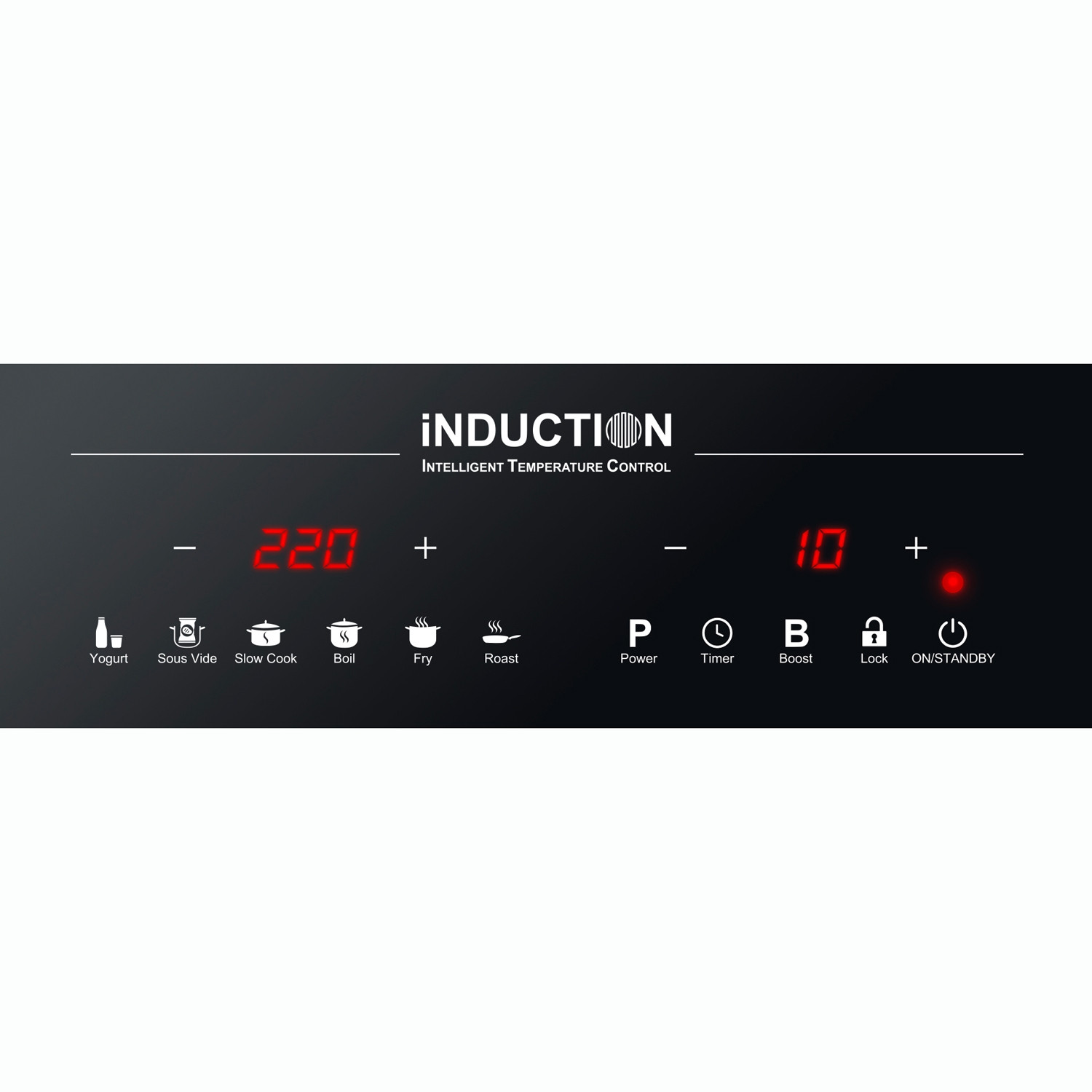 Induktionsplatte mit Temperatursensor CTS 2000/IN Touch Control