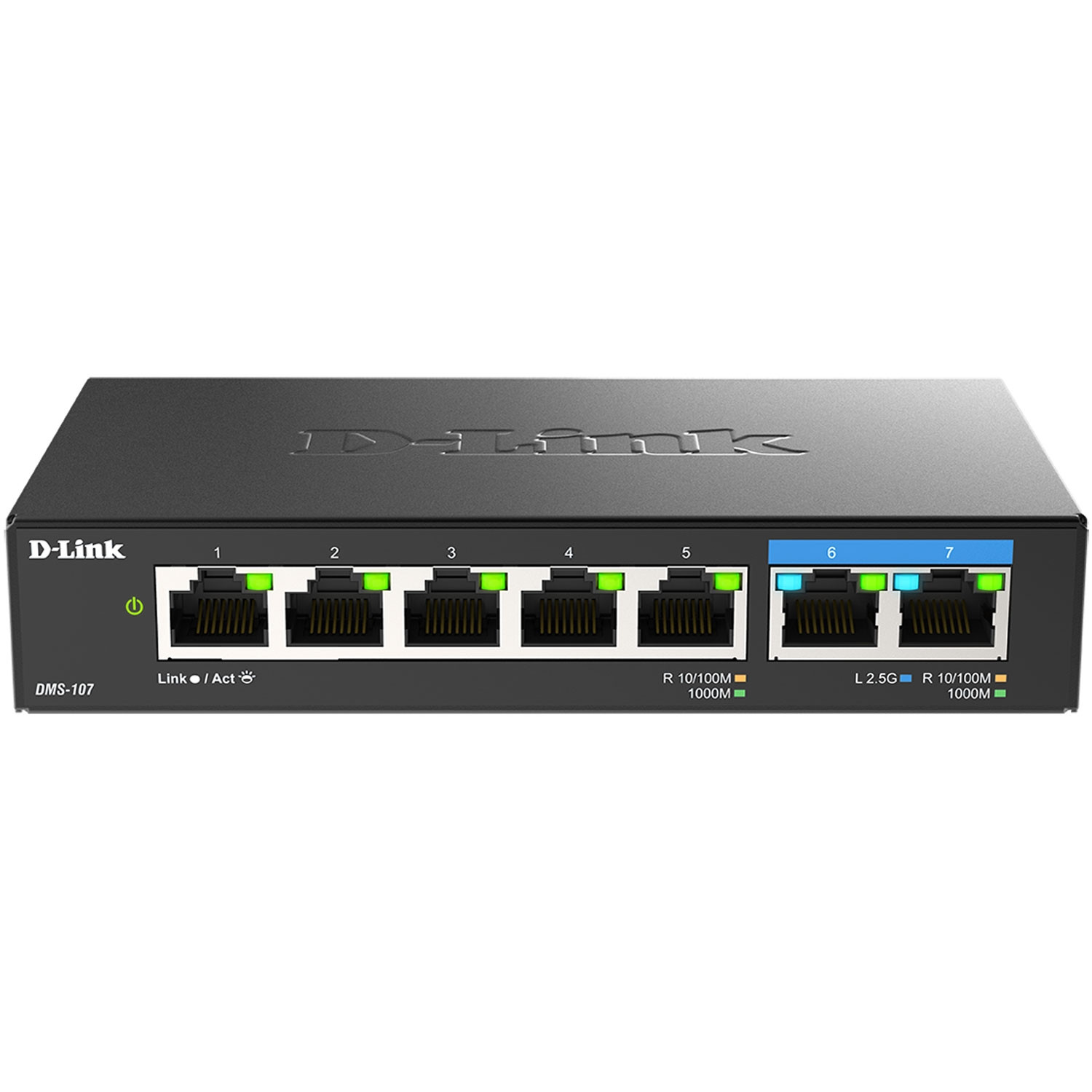 Switch multi-gigabit a 7 porte DMS-107