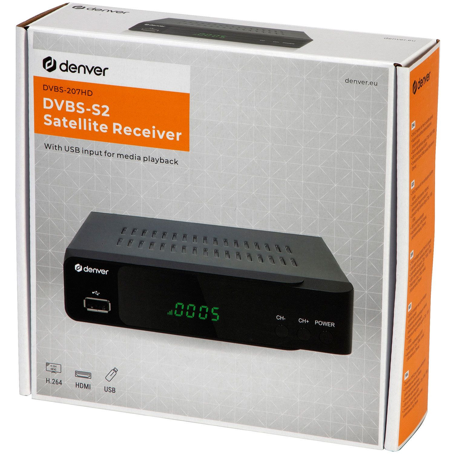 Décodeur TV DVB-S2 (satellite) HD DVBS-207HD