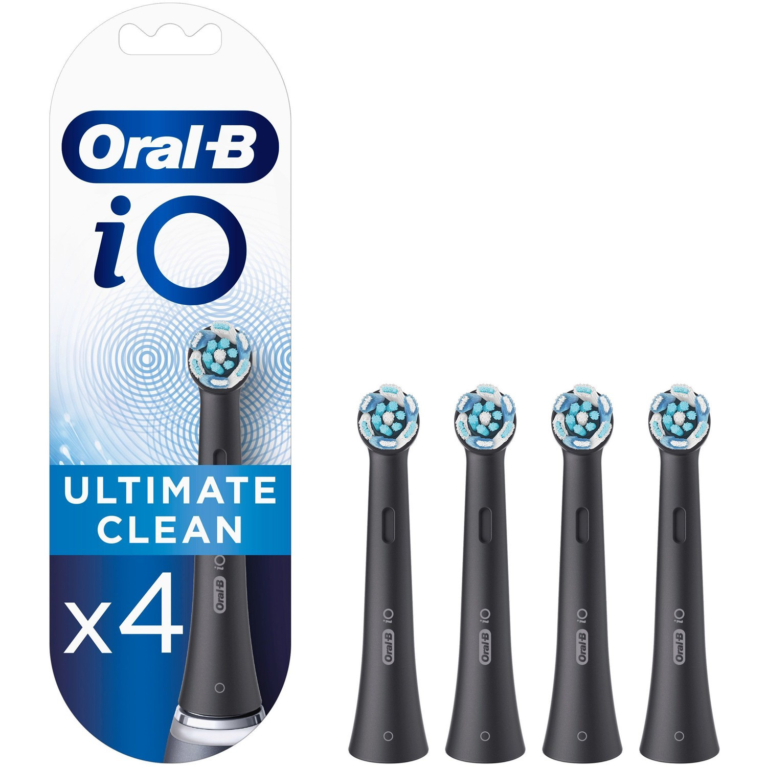 Testina iO Ultimate Clean Nero 4 pezzi