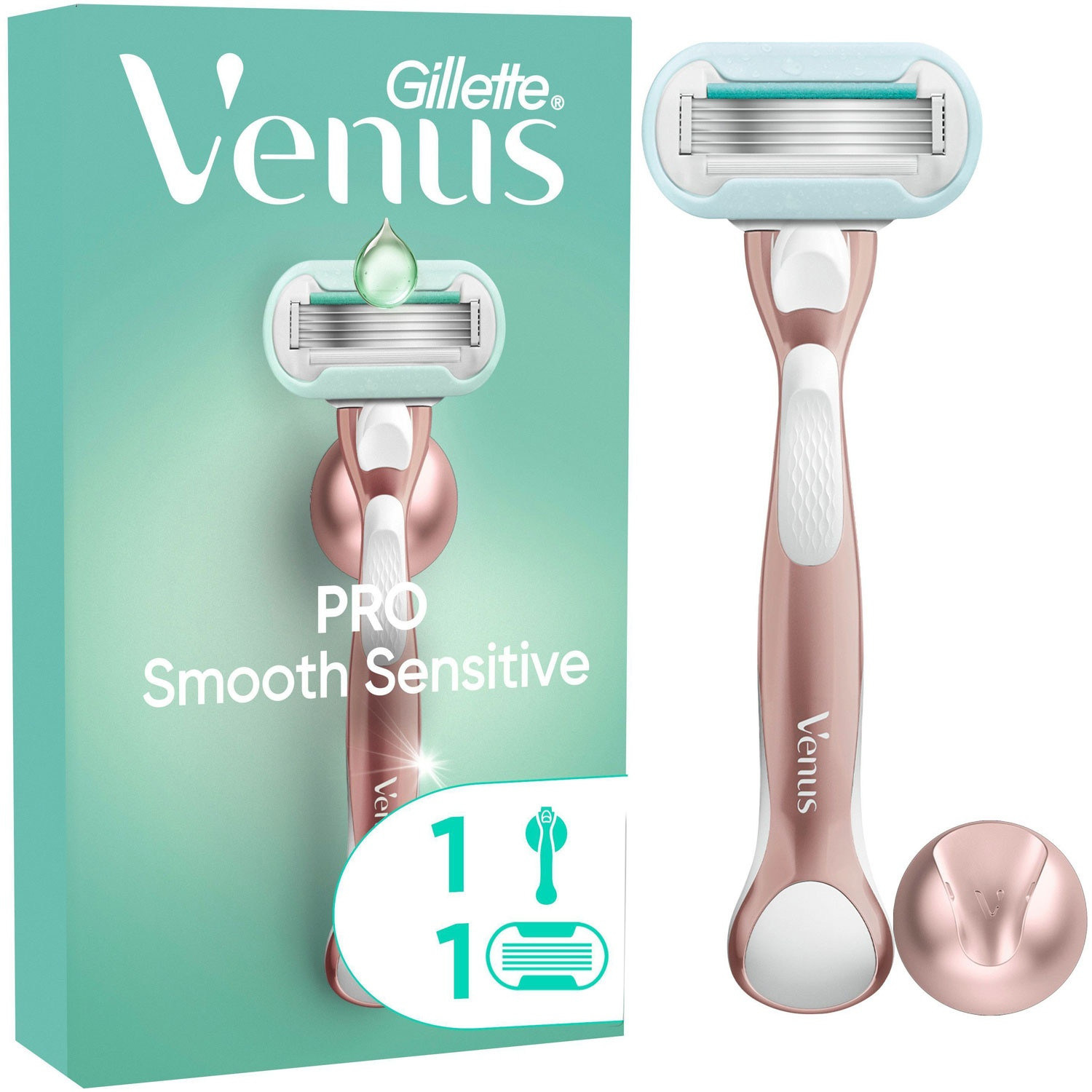 Razor Pro Smooth Sensitive + 1 scheermesje
