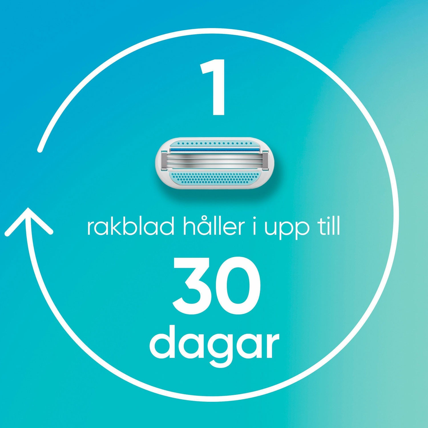 Scheermesjes Glad 8 stuks