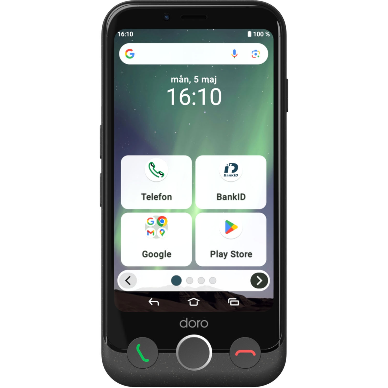 Smartphone 4G Aurora A11 Graphitgrau
