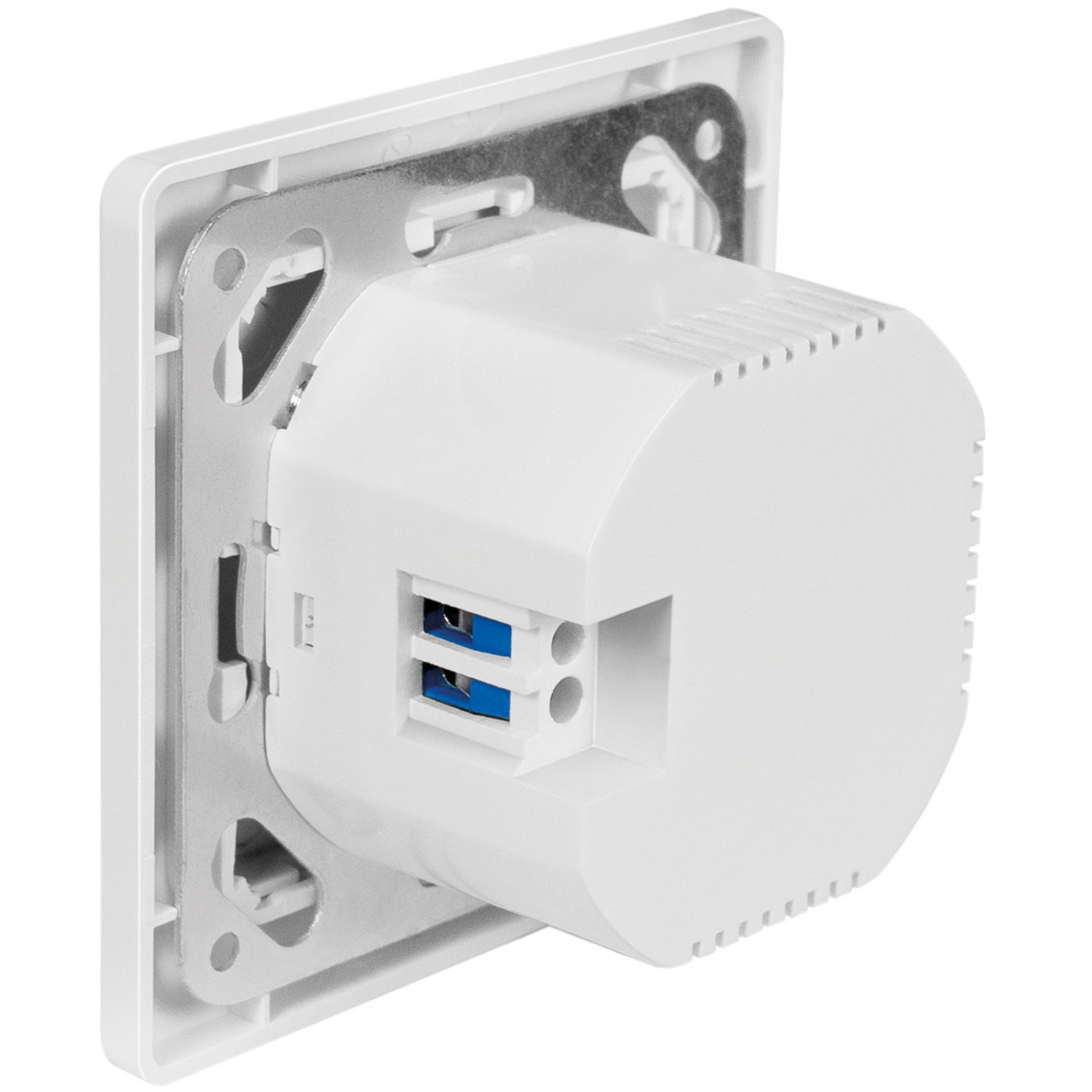 Wandsteckdose mit 2xUSB-C PD 25W