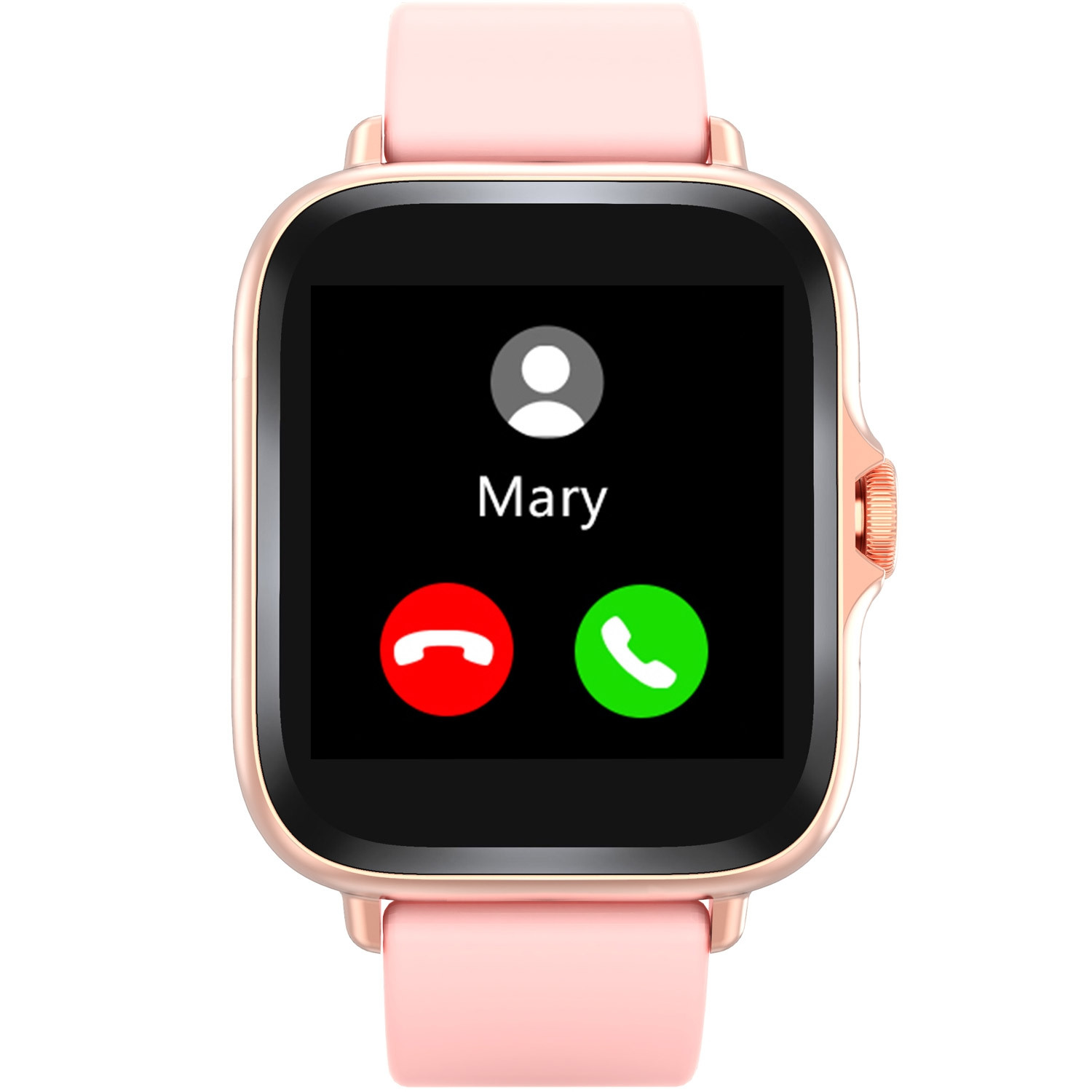 SmartWatch 1,44" Display Herzsensor Pink