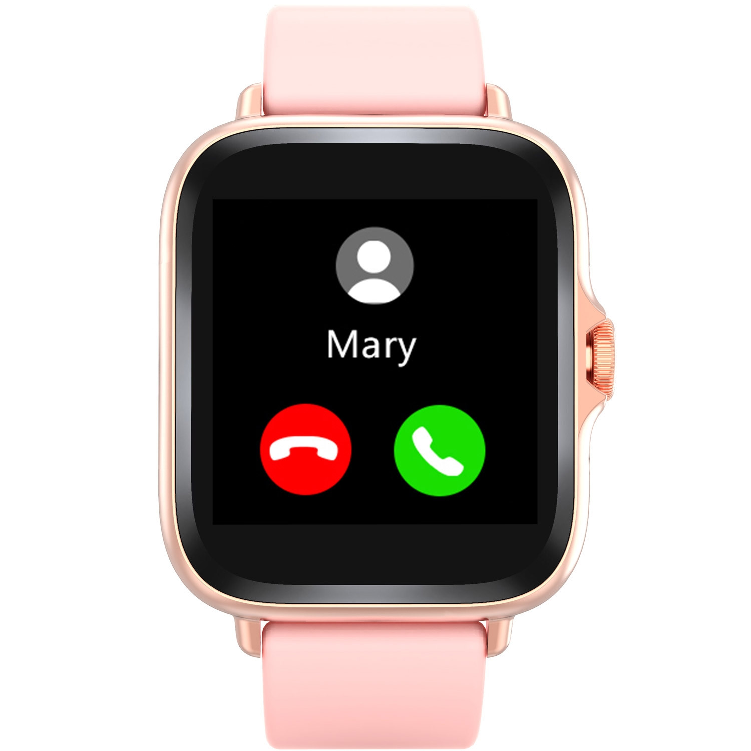 SmartWatch 1,44" Display Herzsensor Pink