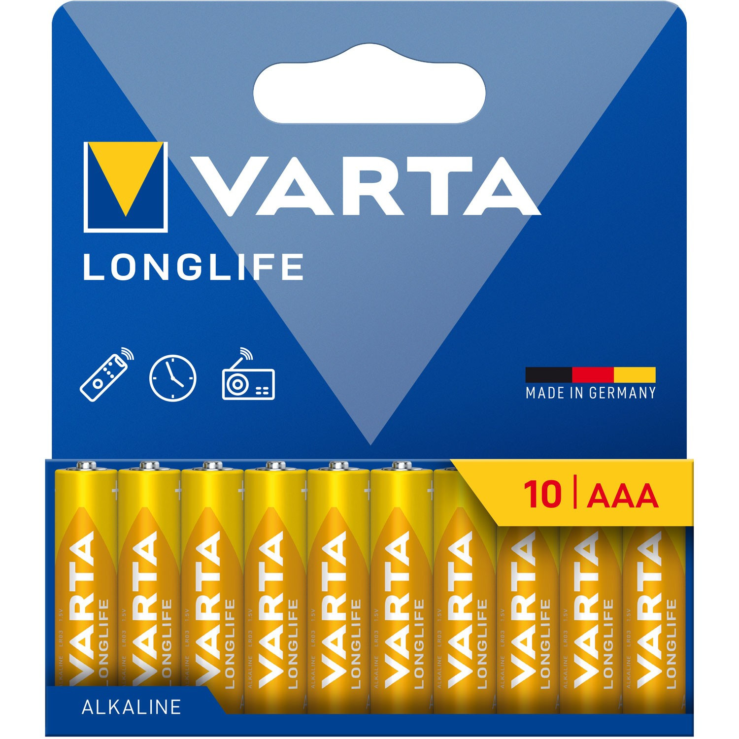 Longlife AAA / LR03-batterij 10-pack